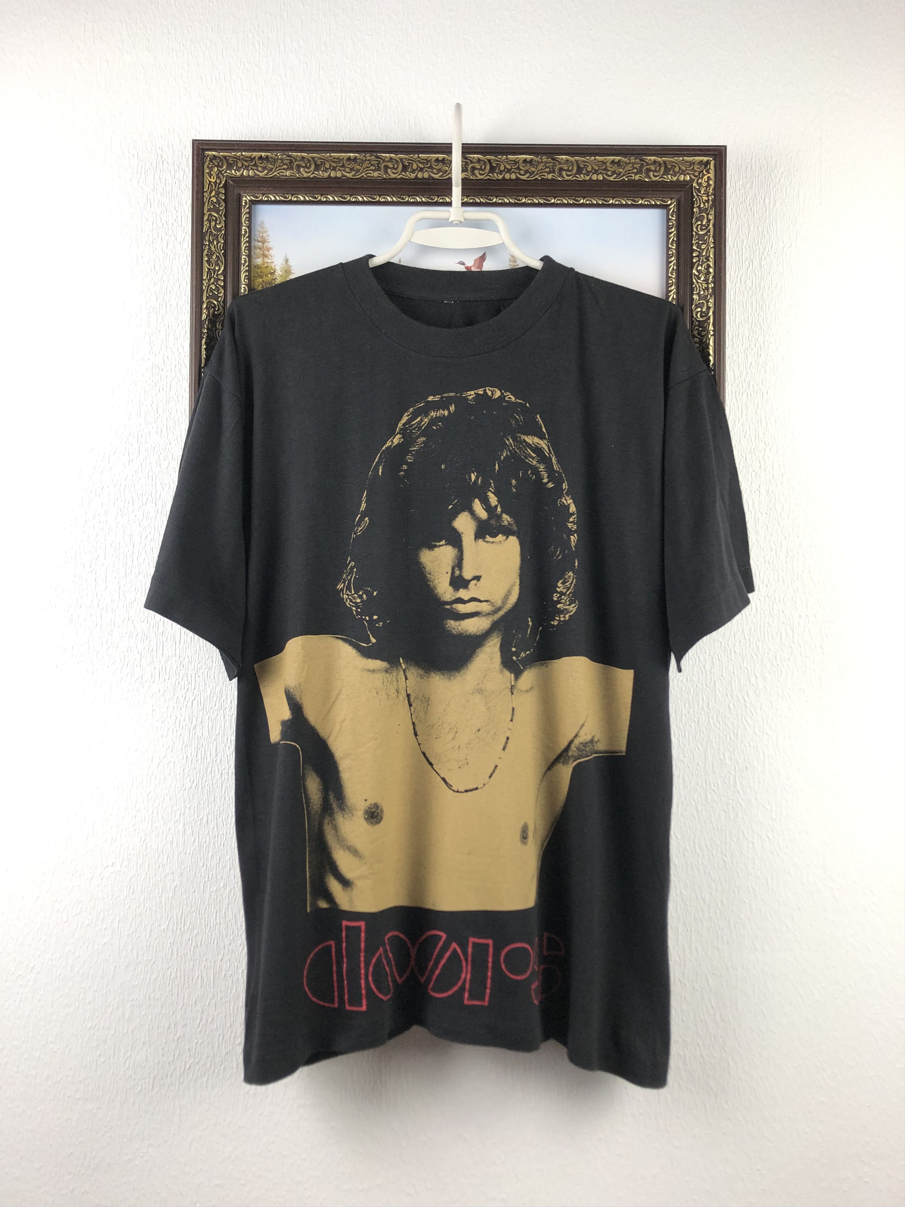 Band Tees Vintage 90's The Doors Jim Morrison Band Shirt Big Logo Tee Size US M / EU 48-50 / 2 - 1 Thumbnail