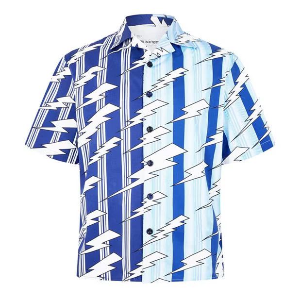 image of Neil Barrett O1G2R1Mq0424 Shirts In Multicolor, Men's (Size Medium)