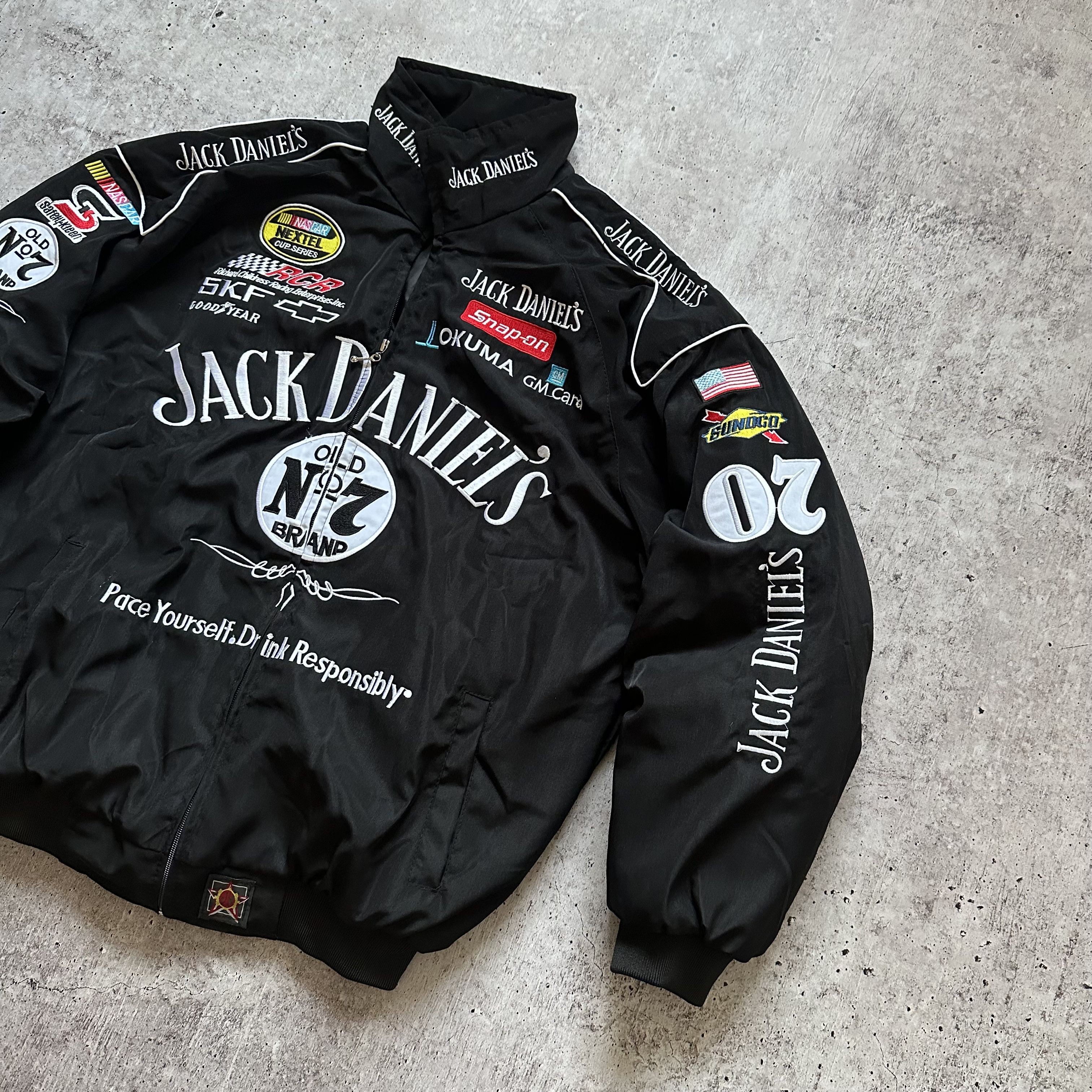 NASCAR × Vintage Jack Daniels Vintage Nascar Chevrolet Racing Nylon Jacket Size US M / EU 48-50 / 2 - 5 Thumbnail