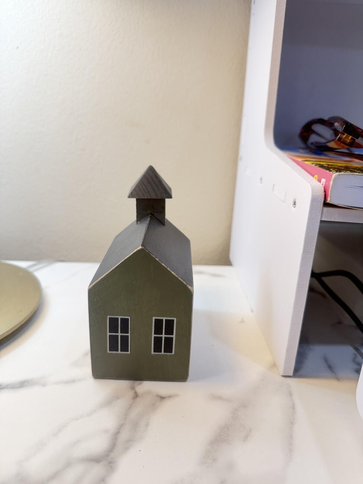 Other Distressed White Wooden Church Sitter cod15 [COPY] Size ONE SIZE - 5 Thumbnail