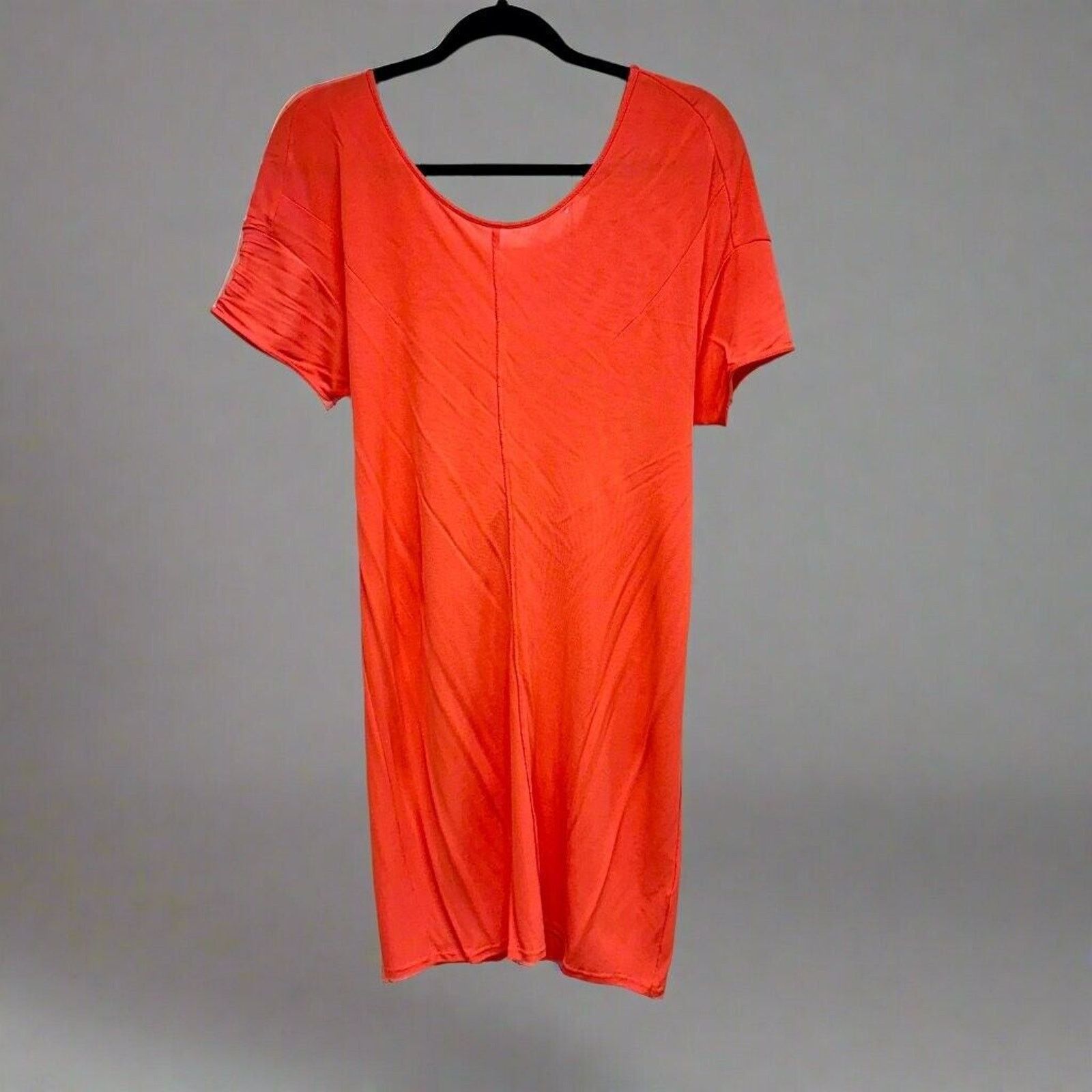 Acne Studios Acne Studios Twisted Draped Mini Coral Cap Sleeve Dress 10 Size L / US 10 / IT 46 - 1 Thumbnail