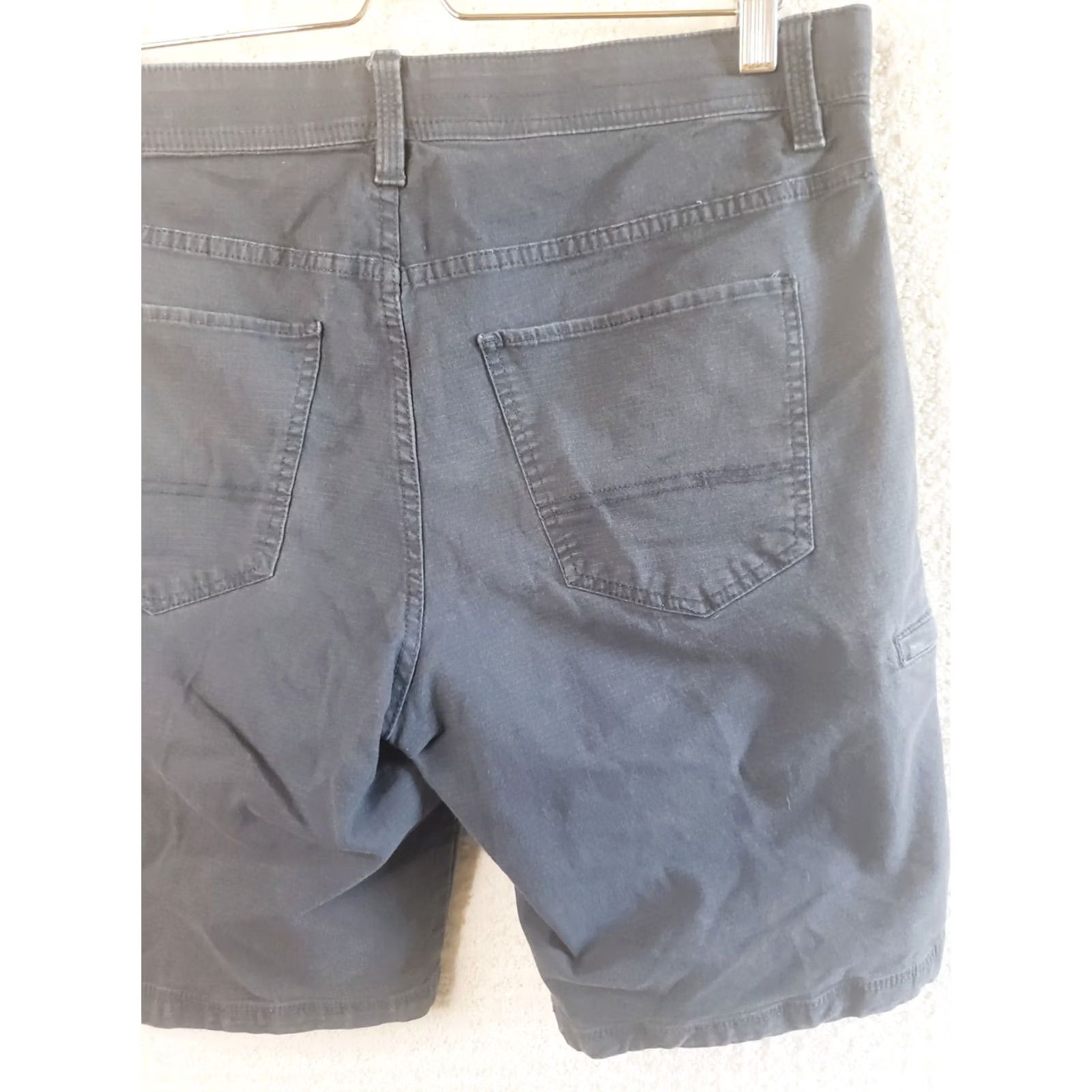 Weatherproof Weatherproof Men's Shorts Utility Flex Waistband 32x10 Gray Ripstop Casual Cotton Spandex Size US 32 / EU 48 - 7 Thumbnail