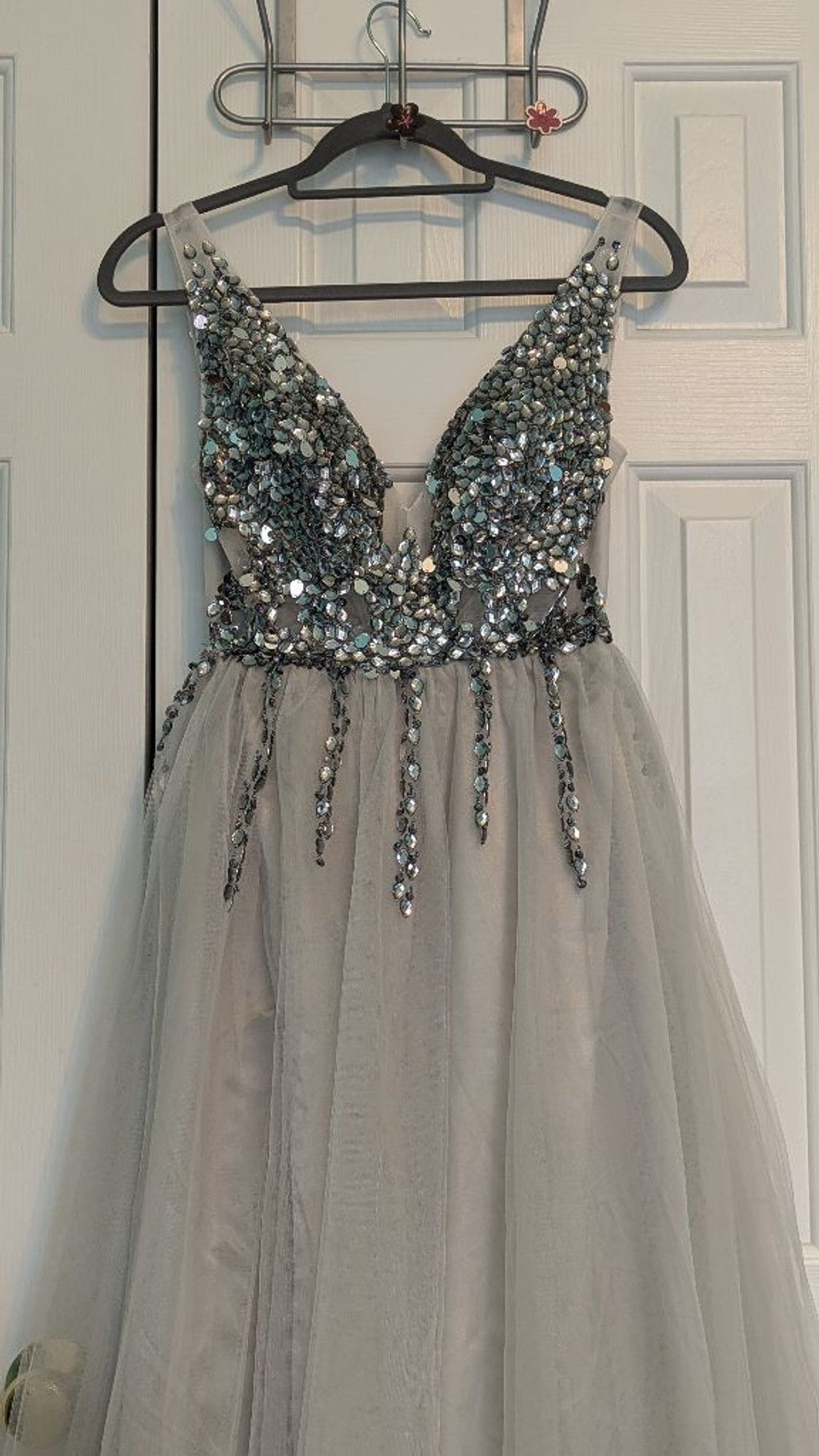 Designer Women's HongfuYu Dress, Gray, Size 2 Size XS / US 0-2 / IT 36-38 - 3 Thumbnail