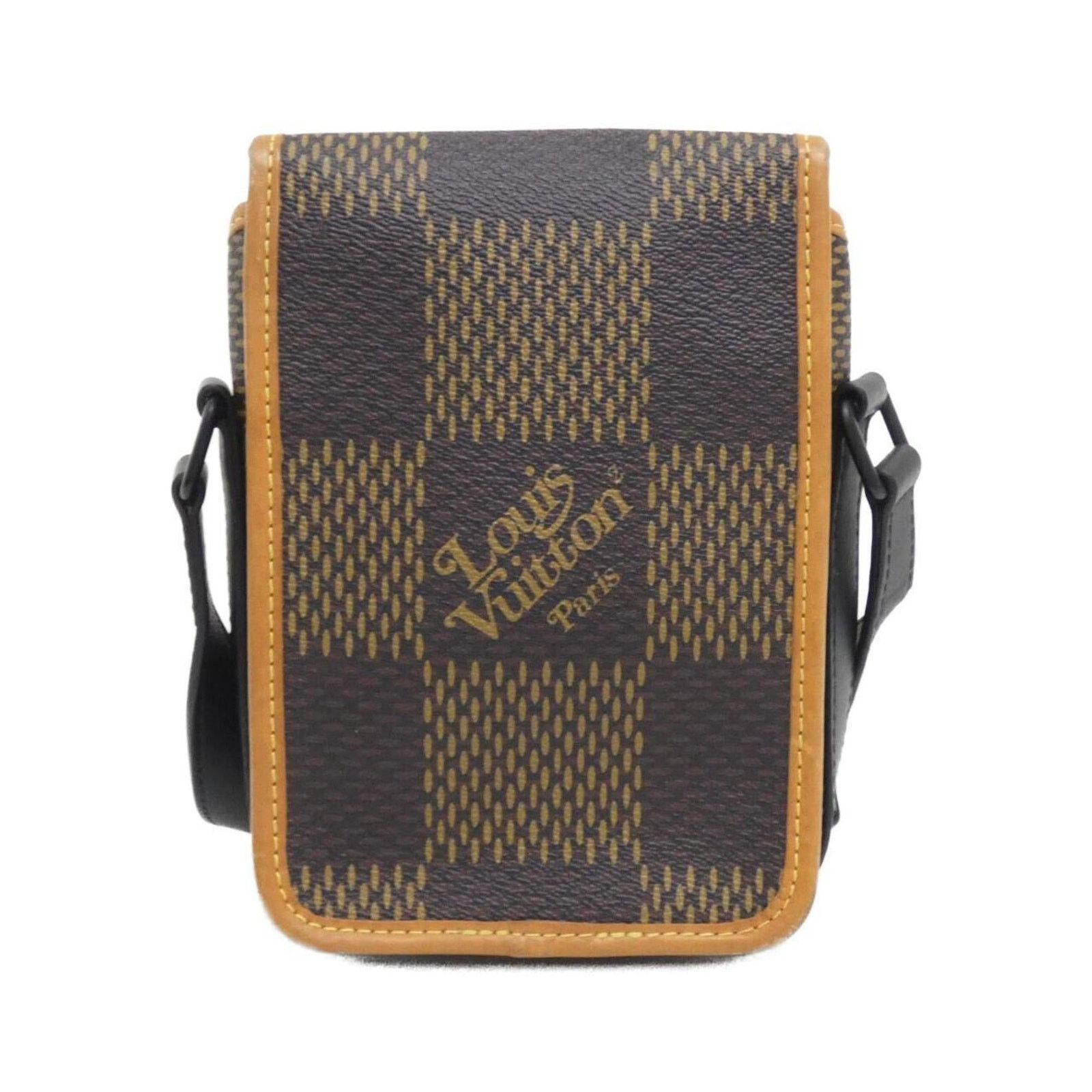 Louis Vuitton Coated Canvas Brown Shoulder Bags