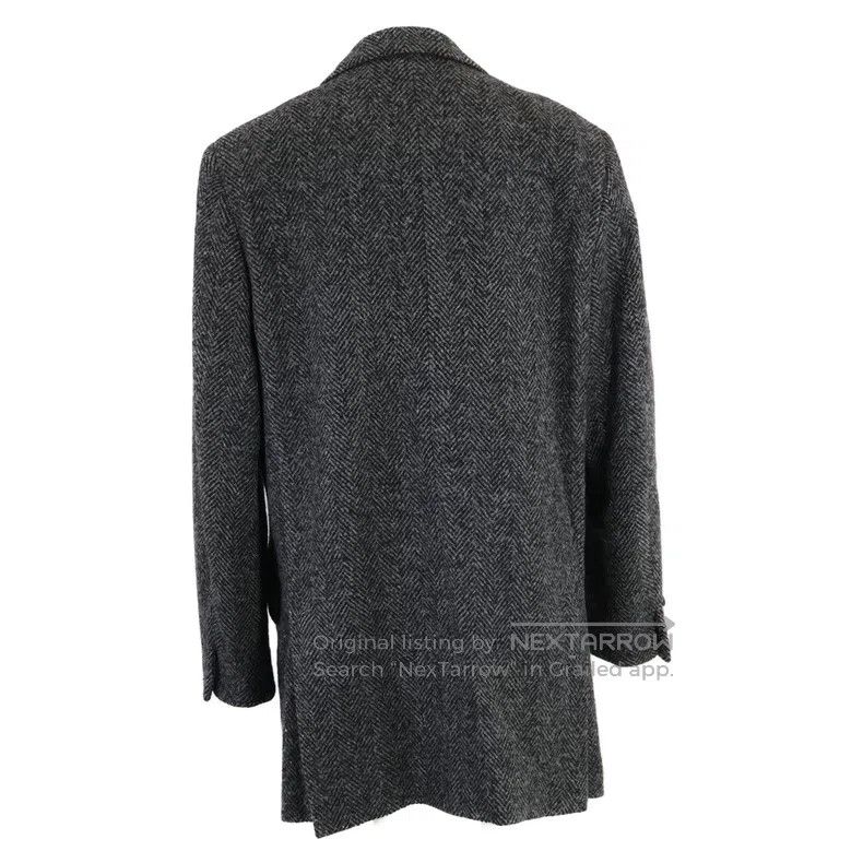 Hermes Hermes Margiela Herringbone Cashmere Jacket Size US M / EU 48-50 / 2 - 2 Thumbnail