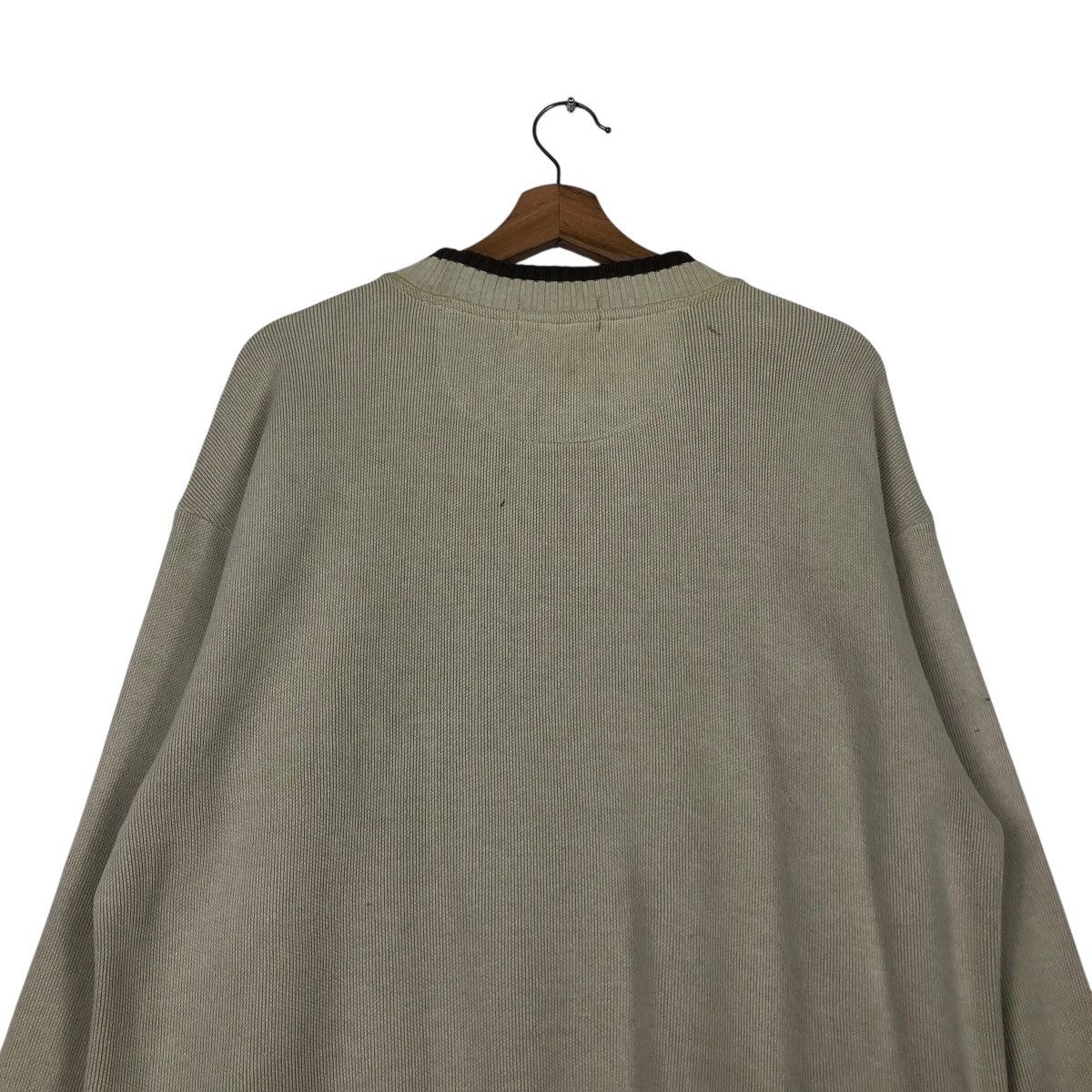 Japanese Brand Bell Parcia Collegiate Crest Crewneck Faded Olive Brown Size US L / EU 52-54 / 3 - 10 Thumbnail