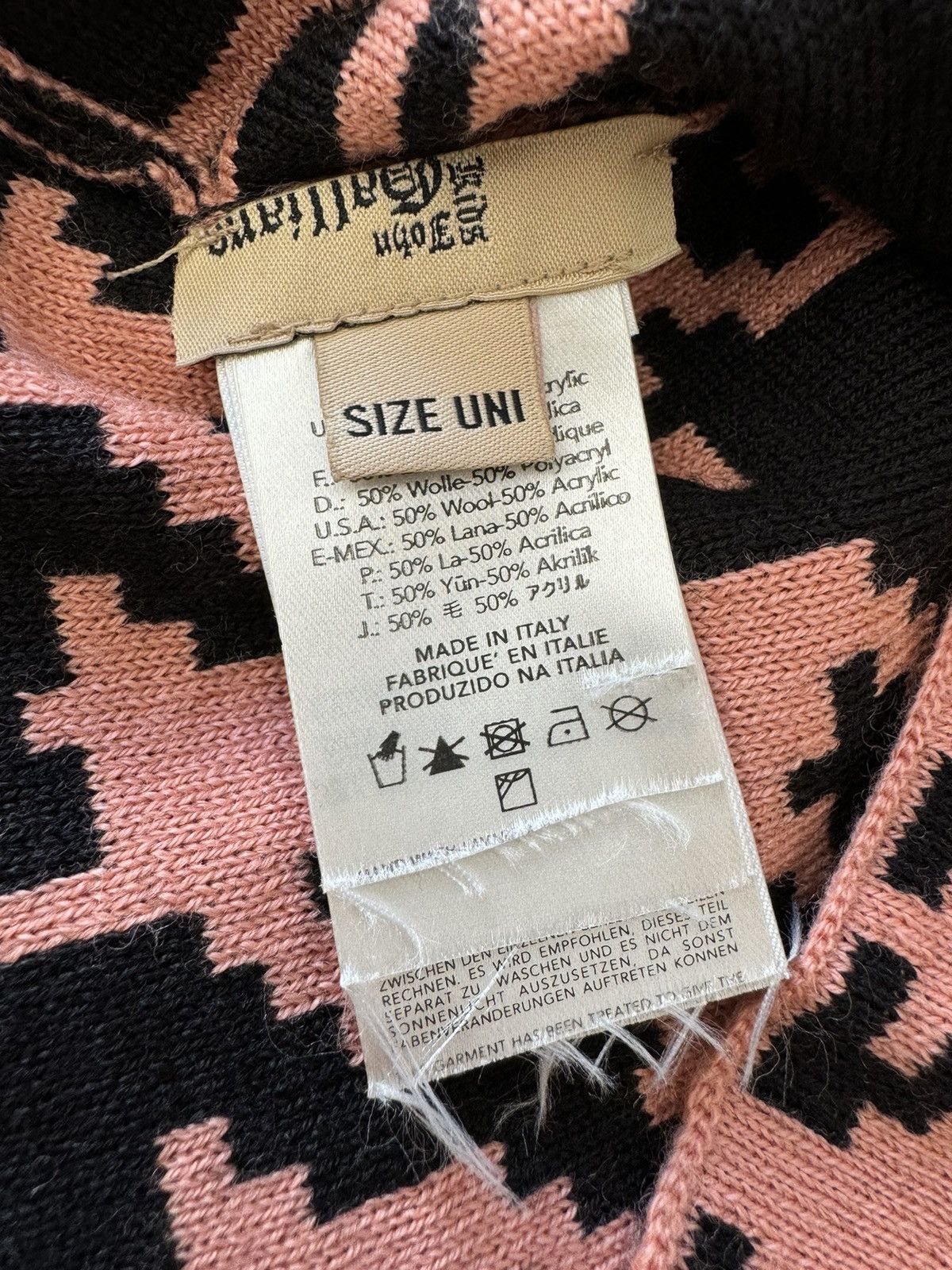 John Galliano JOHN GALLIANO Saumon Neck Warmer Size ONE SIZE - 4 Thumbnail