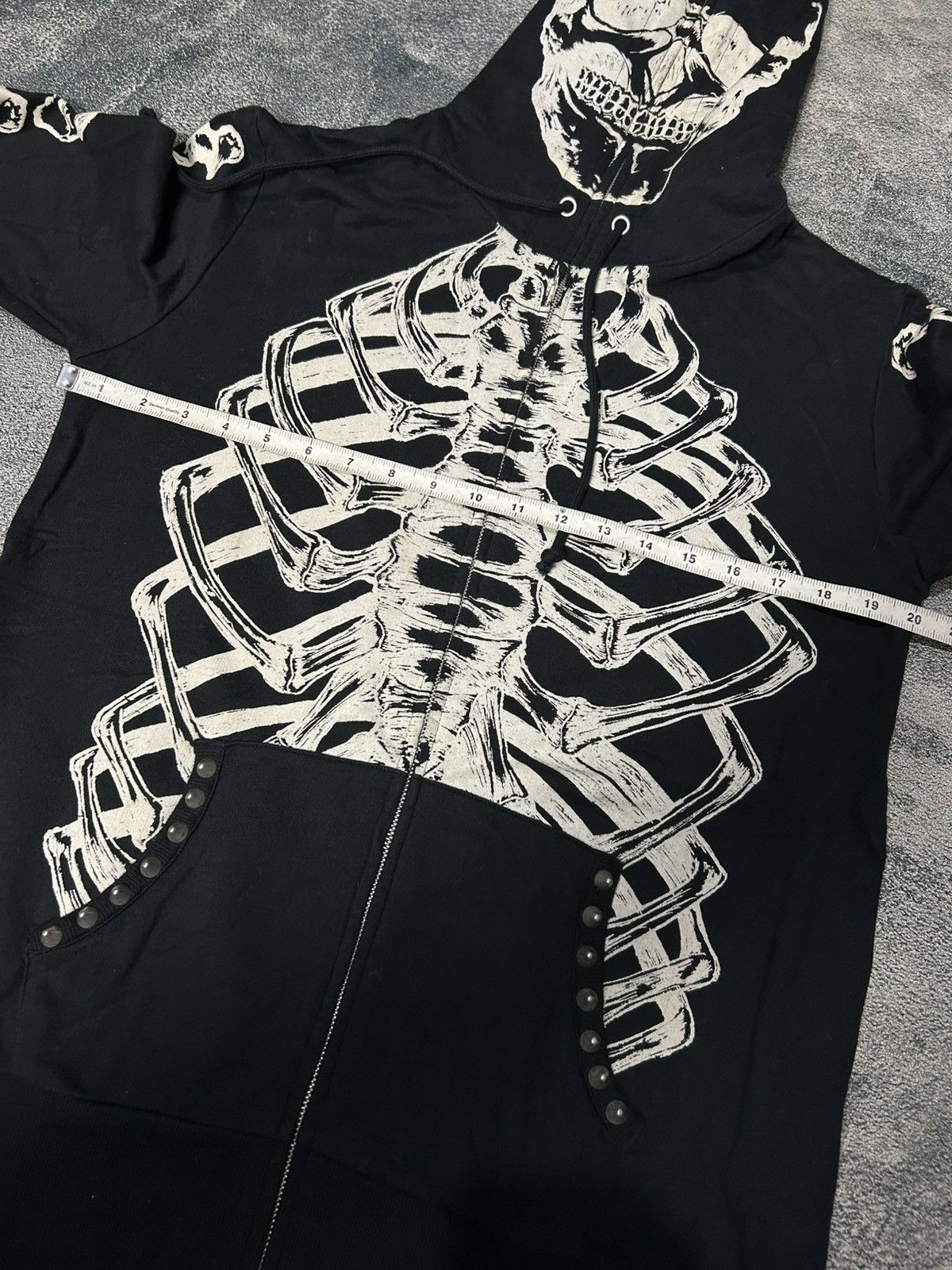 Japanese Brand Glad News Studded Hoodie Size US L / EU 52-54 / 3 - 9 Thumbnail