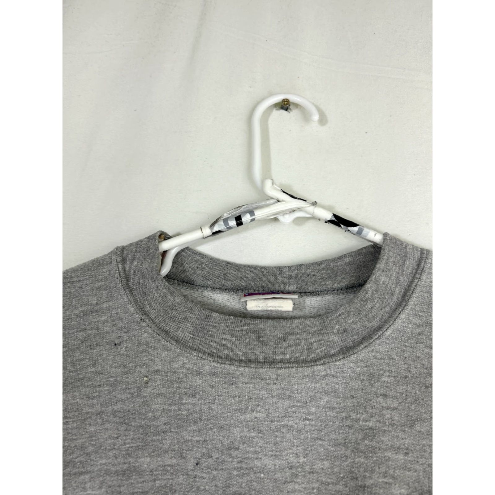 Hanes Hanes Mens Medium Crewneck Sweater Long Sleeve Pullover Americana Motorcycle Gray Size US M / EU 48-50 / 2 - 5 Thumbnail