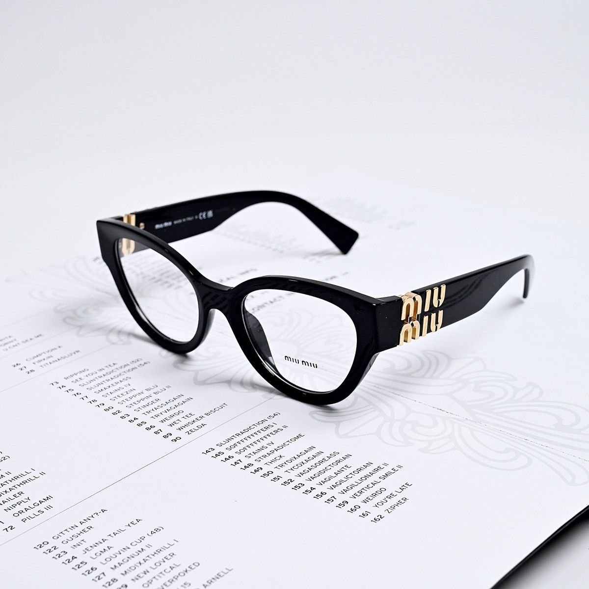 Miu Miu MIU MIU 0MU 01VV GLASSES Size ONE SIZE - 1 Thumbnail