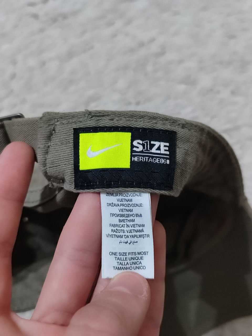 Nike × Vintage 🫒Vintage Nike Just Do It Cap Y2K🧢 Size ONE SIZE - 5 Thumbnail