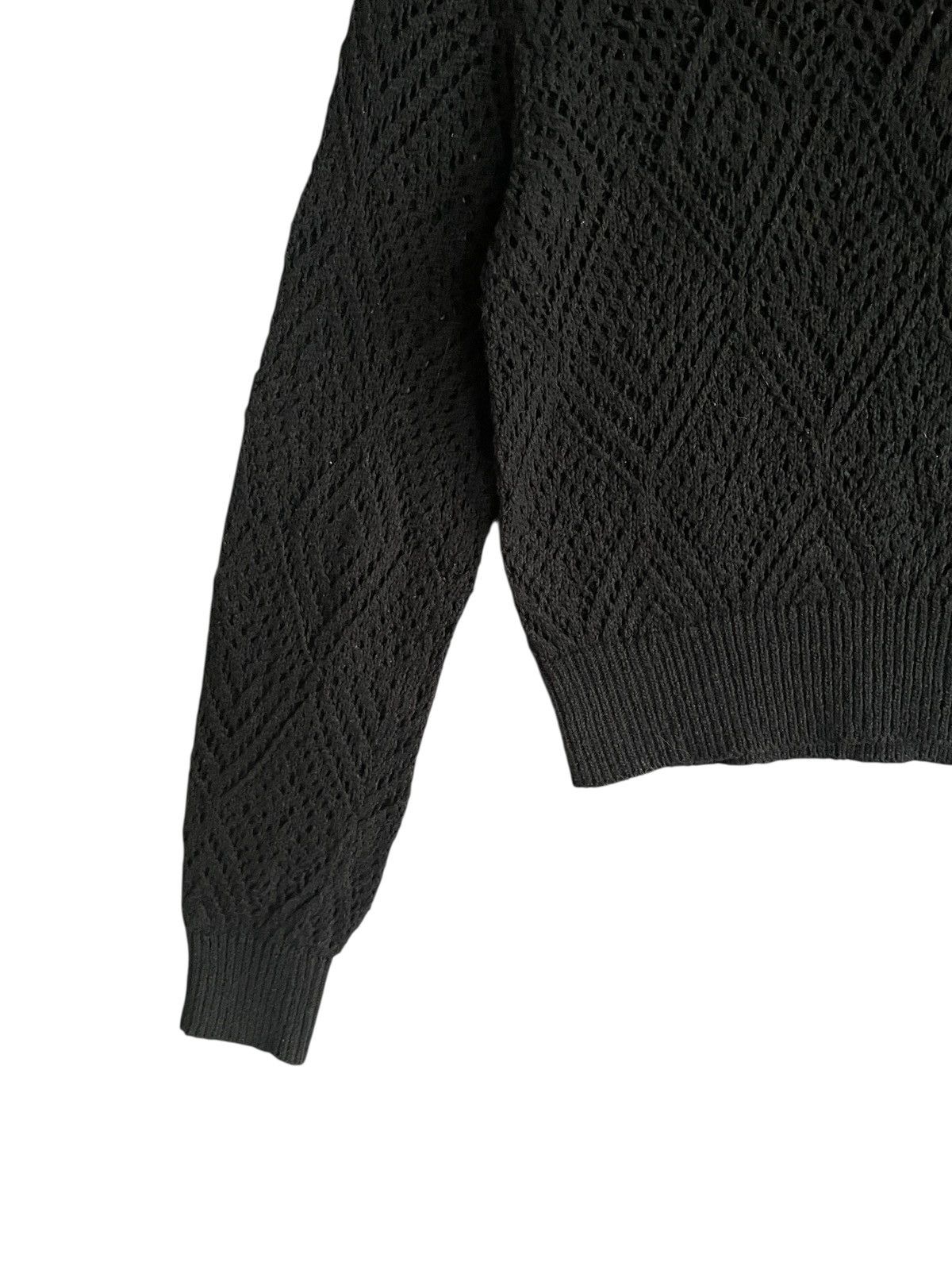 Comme des Garcons Very Rare Vintage Tricots CDG Fishnet Cropped Knitwear 1988s Size US M / EU 48-50 / 2 - 4 Thumbnail