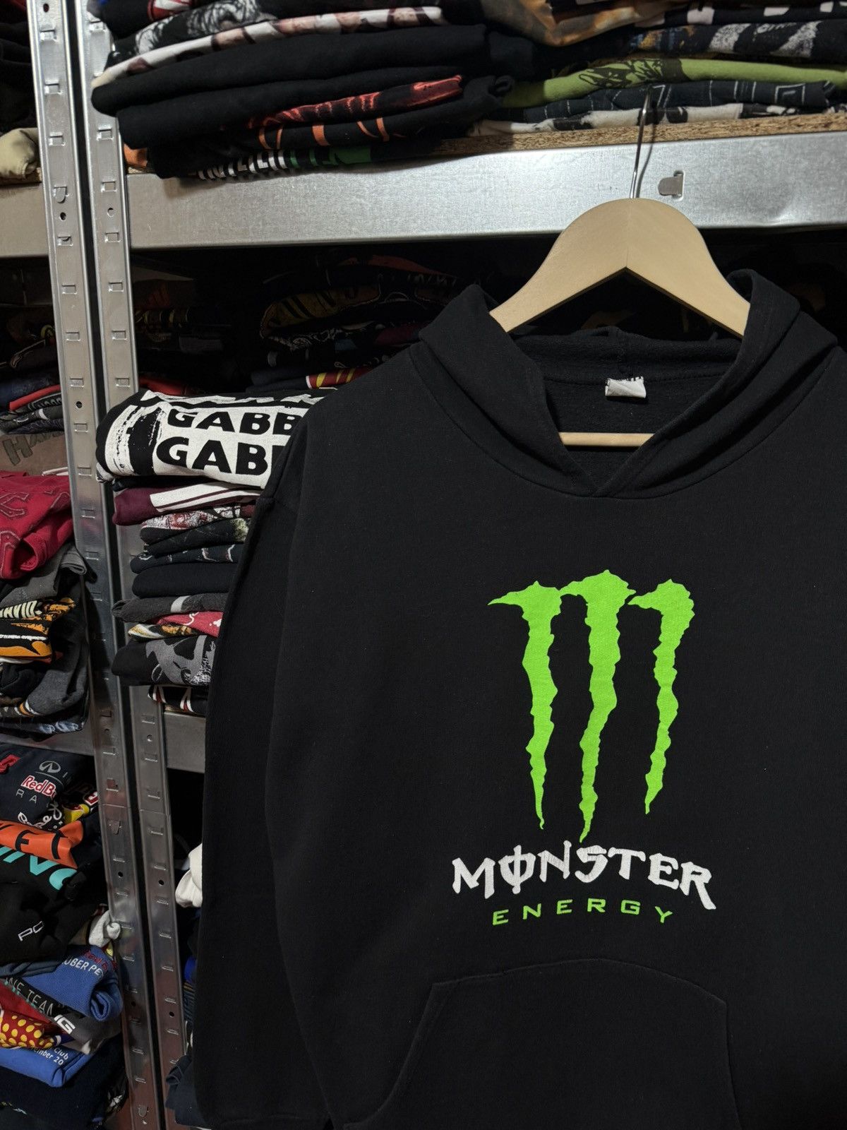 Vintage Y2K Monster Energy Big Logo Motorcycle Racing Retro Hoodie Size US XL / EU 56 / 4 - 3 Thumbnail