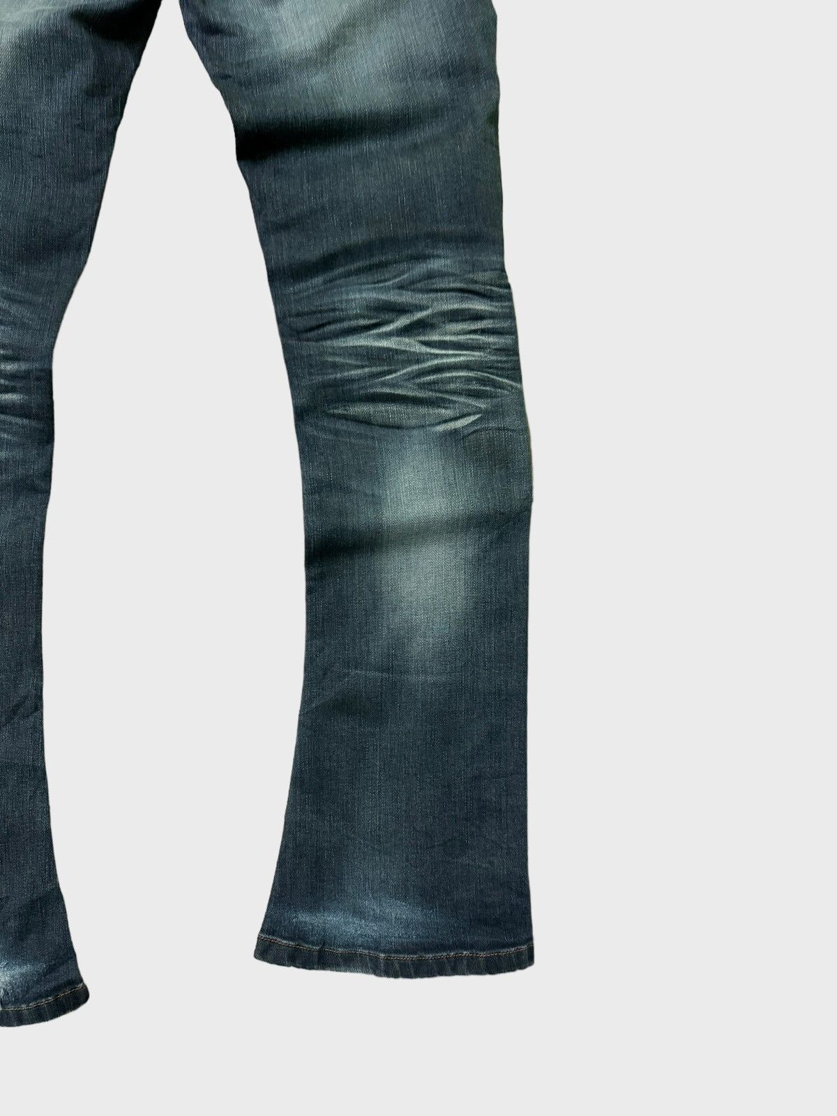 5351 POUR LES HOMMES VTG Nicole Club For Men Fade Blue Stretch Denim Flare Jeans Size US 30 / EU 46 - 13 Thumbnail