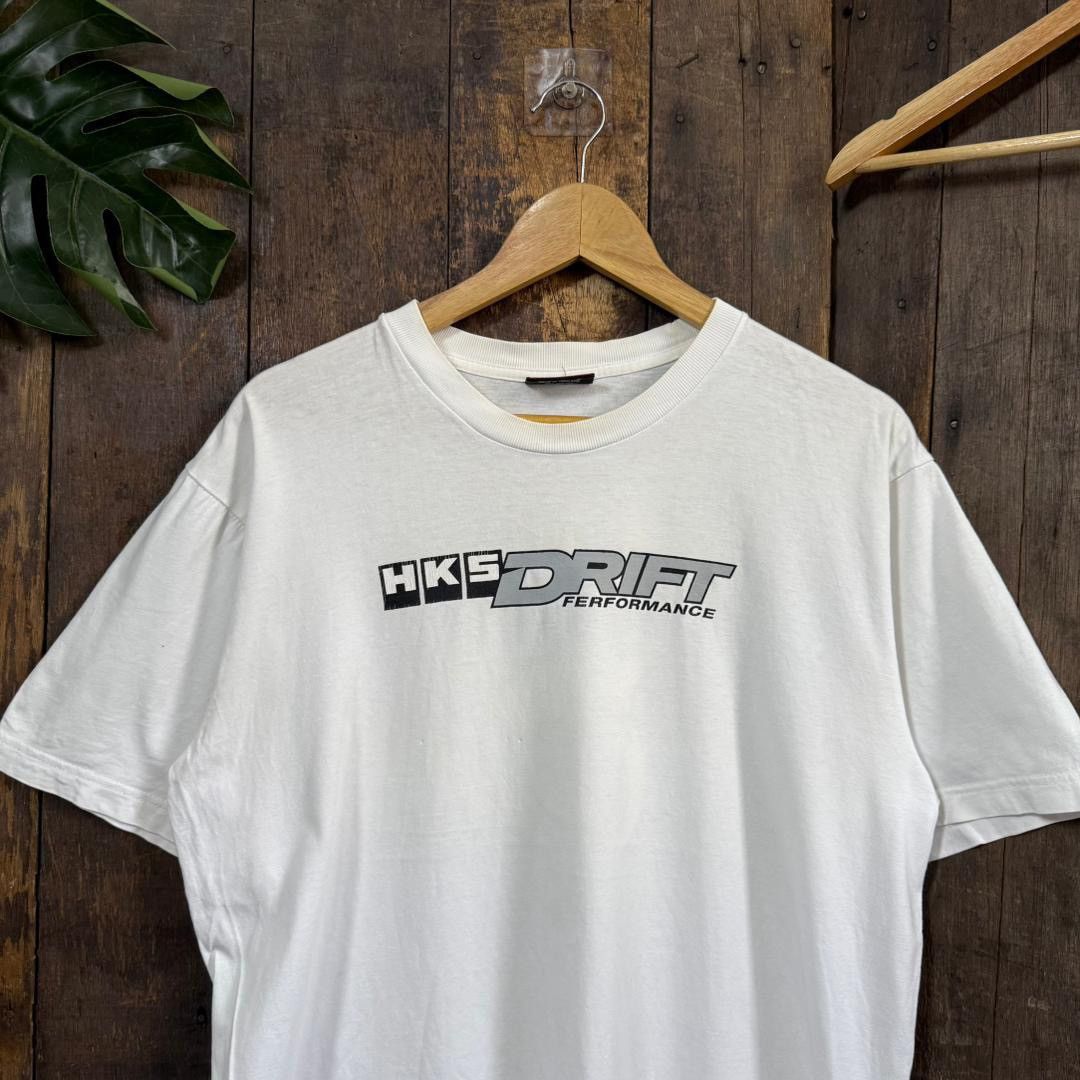 Vintage Vintage Fullscale HKS Drift Turbo Tshirt Size US L / EU 52-54 / 3 - 3 Thumbnail