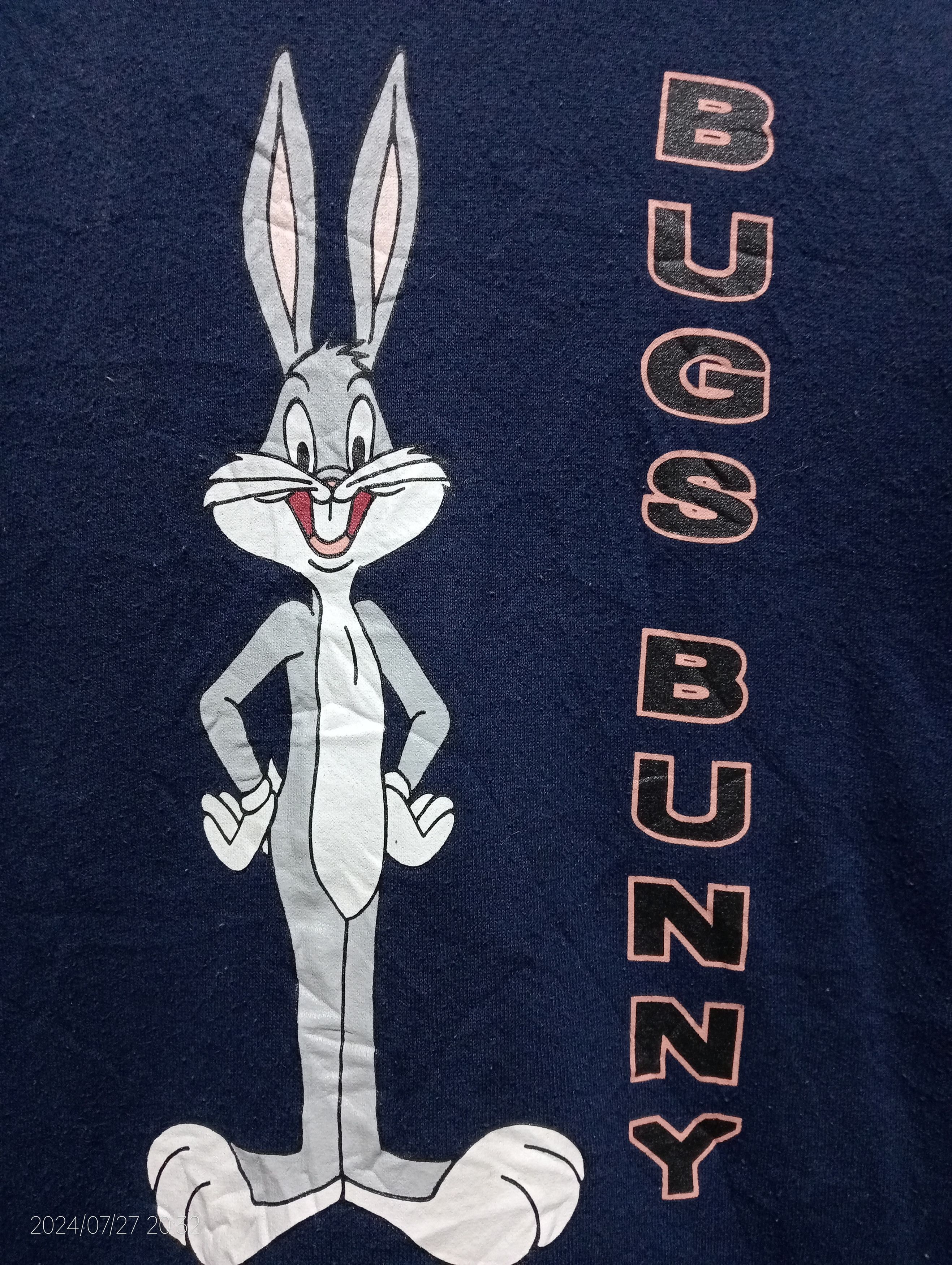 Vintage VTG 1992 Looney Tunes Bugs Bunny Crewneck Sweatshirts USA Size US M / EU 48-50 / 2 - 4 Thumbnail