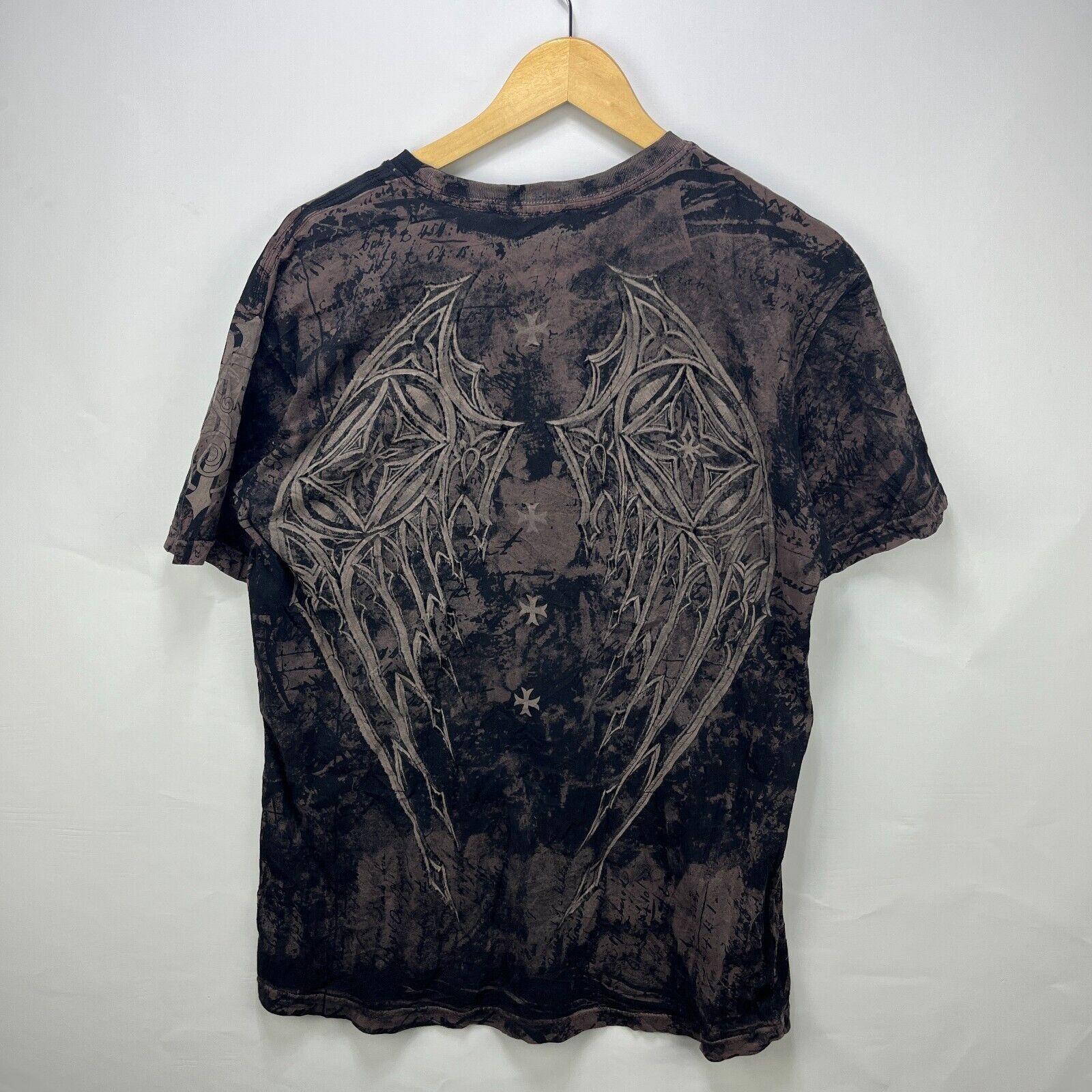 Affliction × Vintage Vintage Y2K Affliction Cross Rebel Saints AOP T-Shirt Large Size US L / EU 52-54 / 3 - 4 Thumbnail