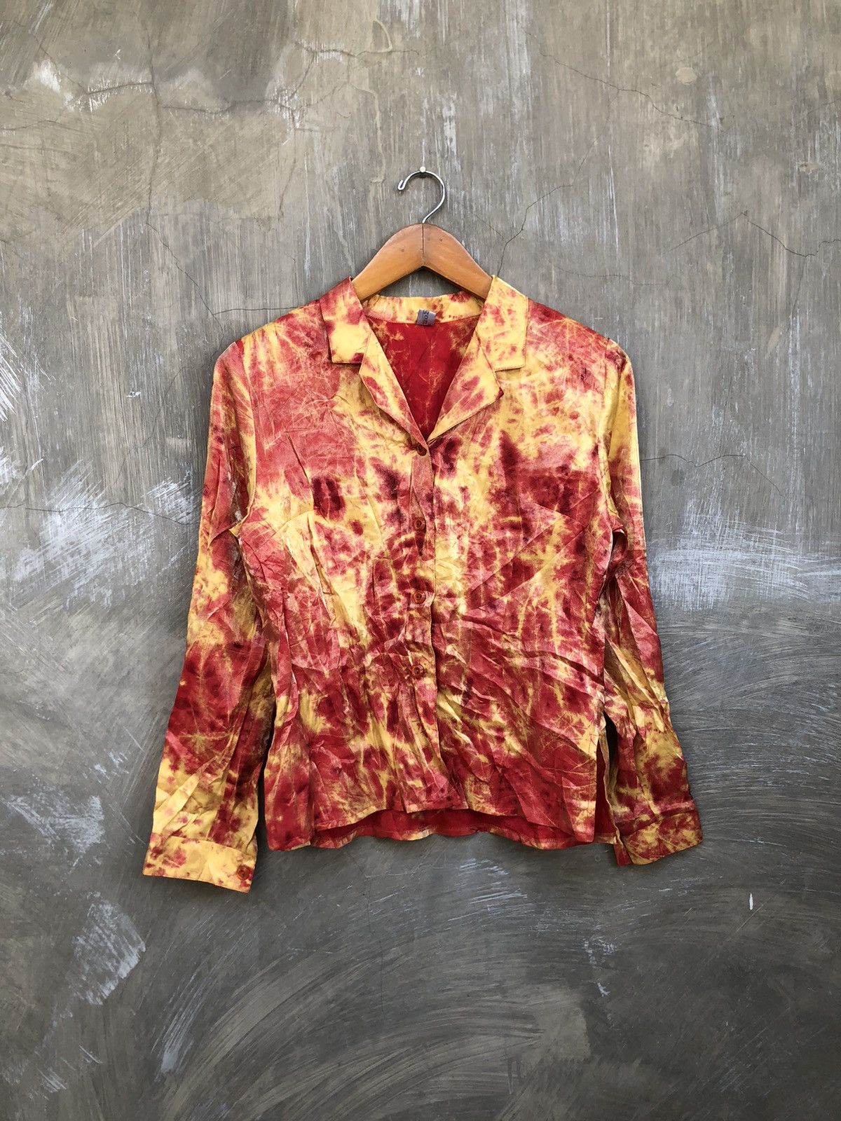 Japanese Brand Y2K Japanese Dagon Fire Pattern Jean Paul Gaultier Style Size M / US 6-8 / IT 42-44 - 2 Thumbnail