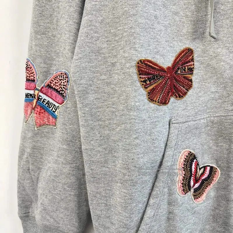 Valentino Valentino Gray Embroidered Women's Hoodie . Size S / US 4 / IT 40 - 4 Thumbnail