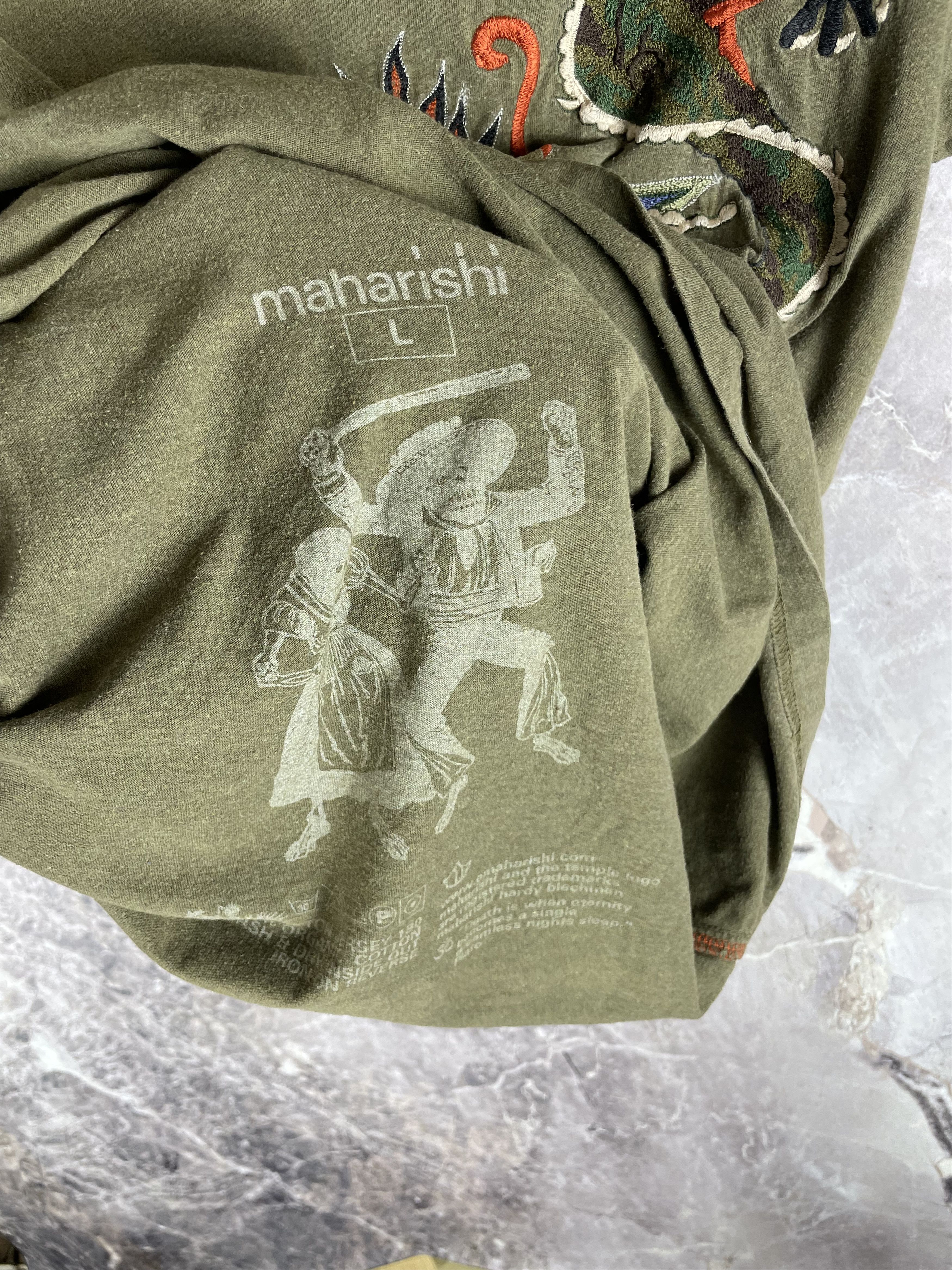 Maharishi Vintage Maharishi Tee Dragon Size US L / EU 52-54 / 3 - 7 Thumbnail