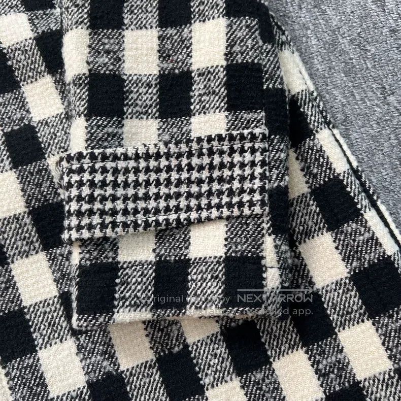 Raf Simons Raf Simons Black and White Plaid Coat Size US M / EU 48-50 / 2 - 4 Thumbnail
