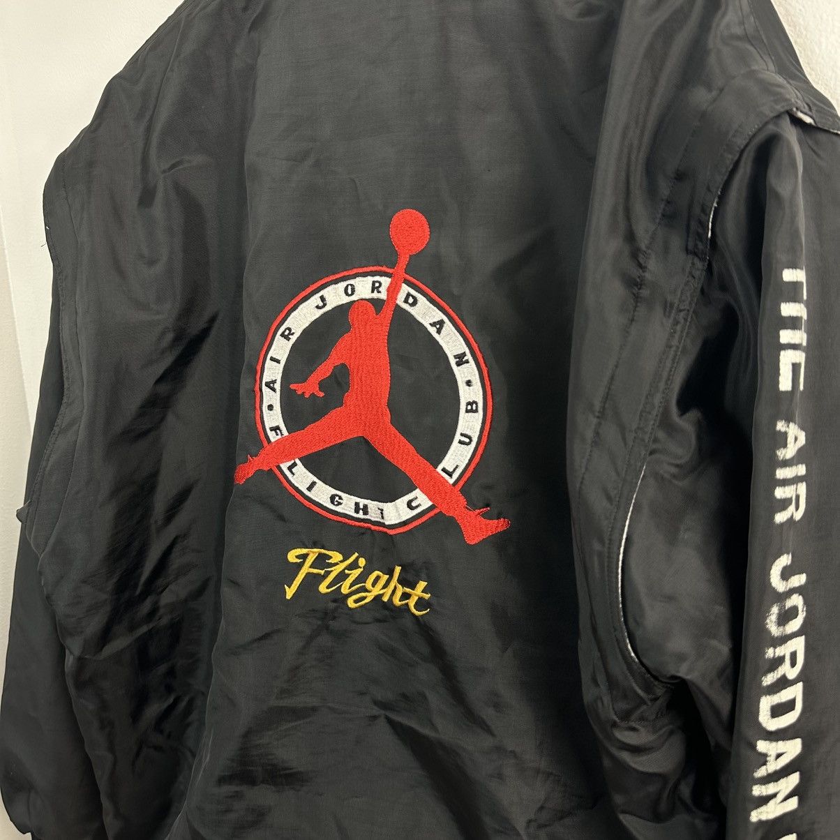 Nike Vintage 90s Nike Air Jordan Flight Club Jacket XXXL Fits XL Size US XL / EU 56 / 4 - 1 Thumbnail