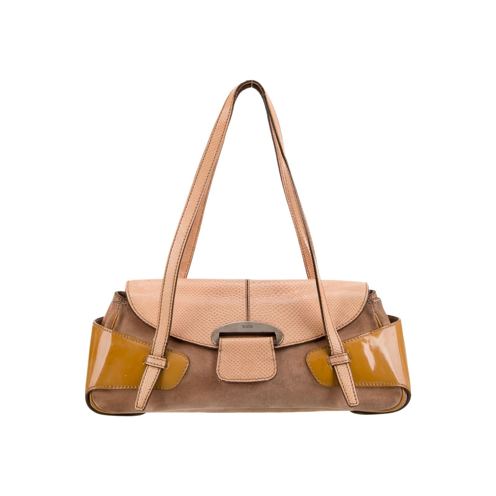 Tod's Tod’s suede/patent leather/ W exotic embossed leather Size ONE SIZE - 1 Thumbnail