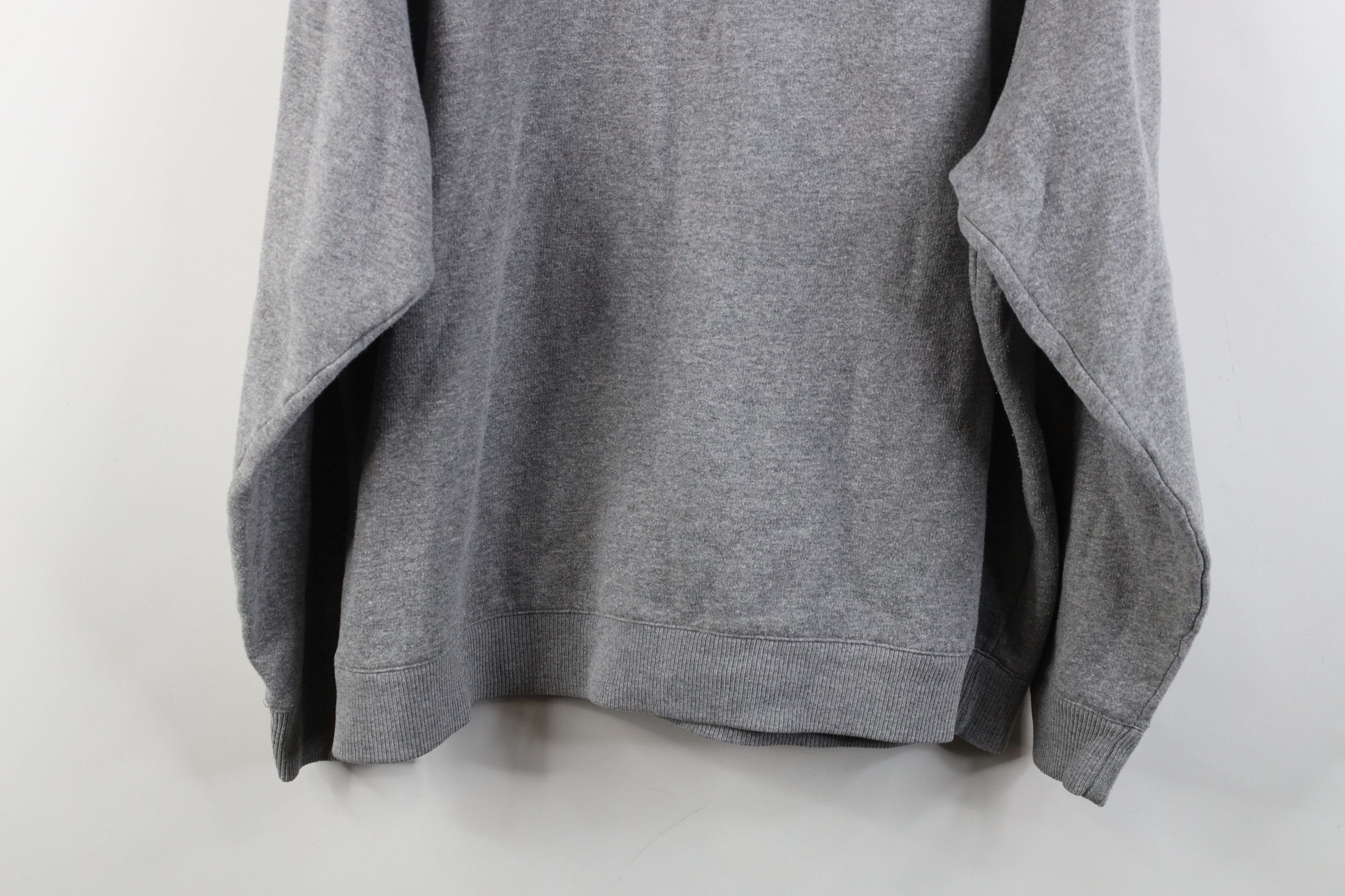 Vintage Vintage 90s Streetwear Fit Hoodie Sweatshirt Heather Gray Size XL / US 12-14 / IT 48-50 - 14 Thumbnail