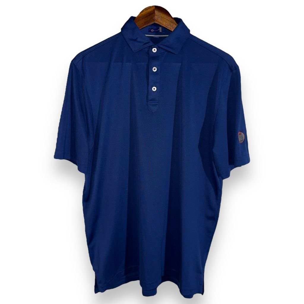 Other Stitch Golf Solid Navy Performance Golf Polo Shirt M Size US M / EU 48-50 / 2 - 1 Thumbnail