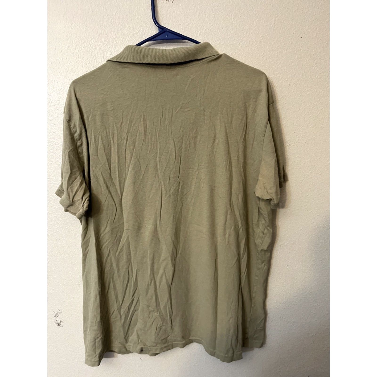 Gap GAP Stretch Polo Shirt Mens Large Beige Short Sleeve Retro Size US L / EU 52-54 / 3 - 2 Thumbnail