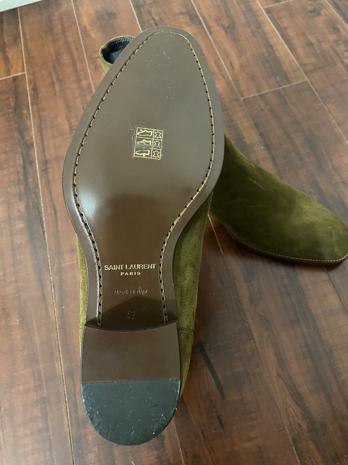 Saint Laurent Paris Saint Laurent Wyatt Chelsea boots in brown suede Size US 9 / EU 42 - 5 Thumbnail