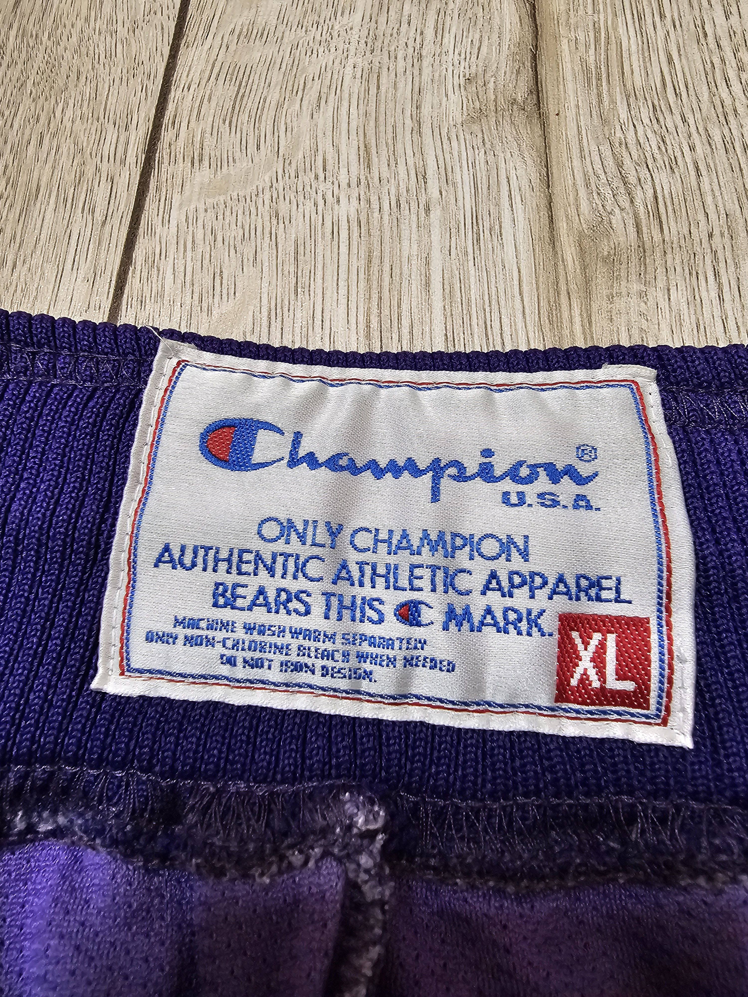 Champion CHARLOTTE HORNETS SHORTS CHAMPION 1994 BASKETBALL SHORTS NBA Size US 36 / EU 52 - 10 Thumbnail