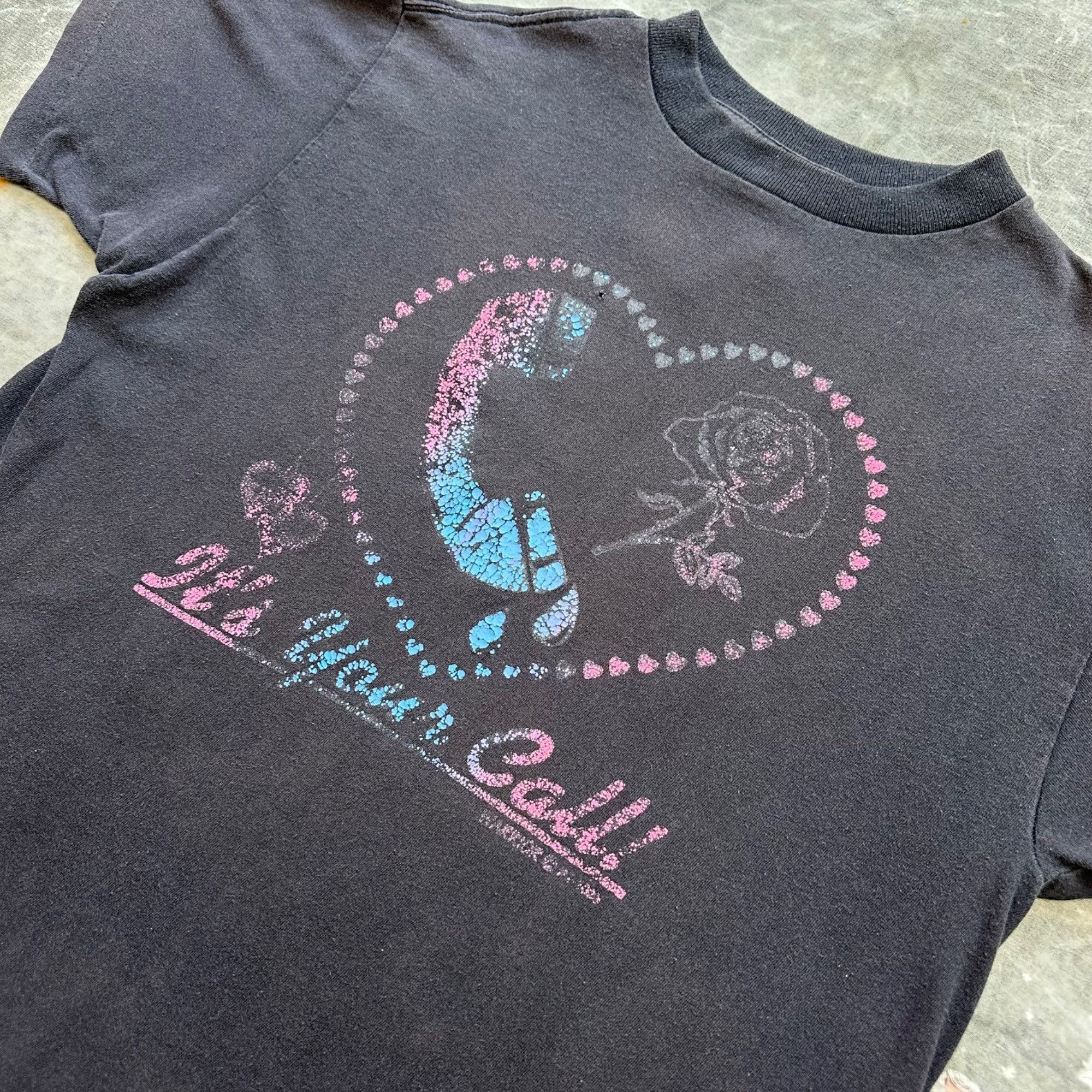 Vintage Vintage Love It’s Your Call Faded Shirt Size US XL / EU 56 / 4 - 2 Thumbnail