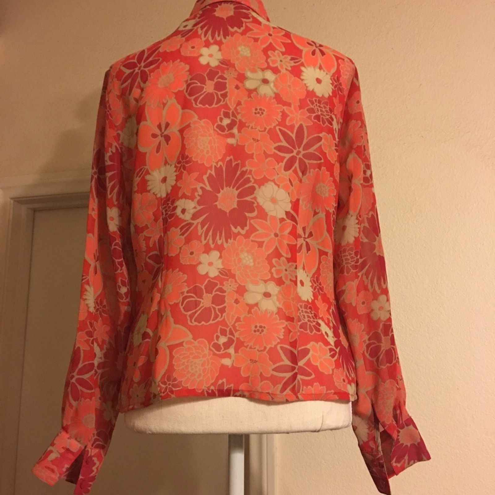 Other Apostrophe deep tone floral print blouse 8 Size M / US 6-8 / IT 42-44 - 2 Thumbnail