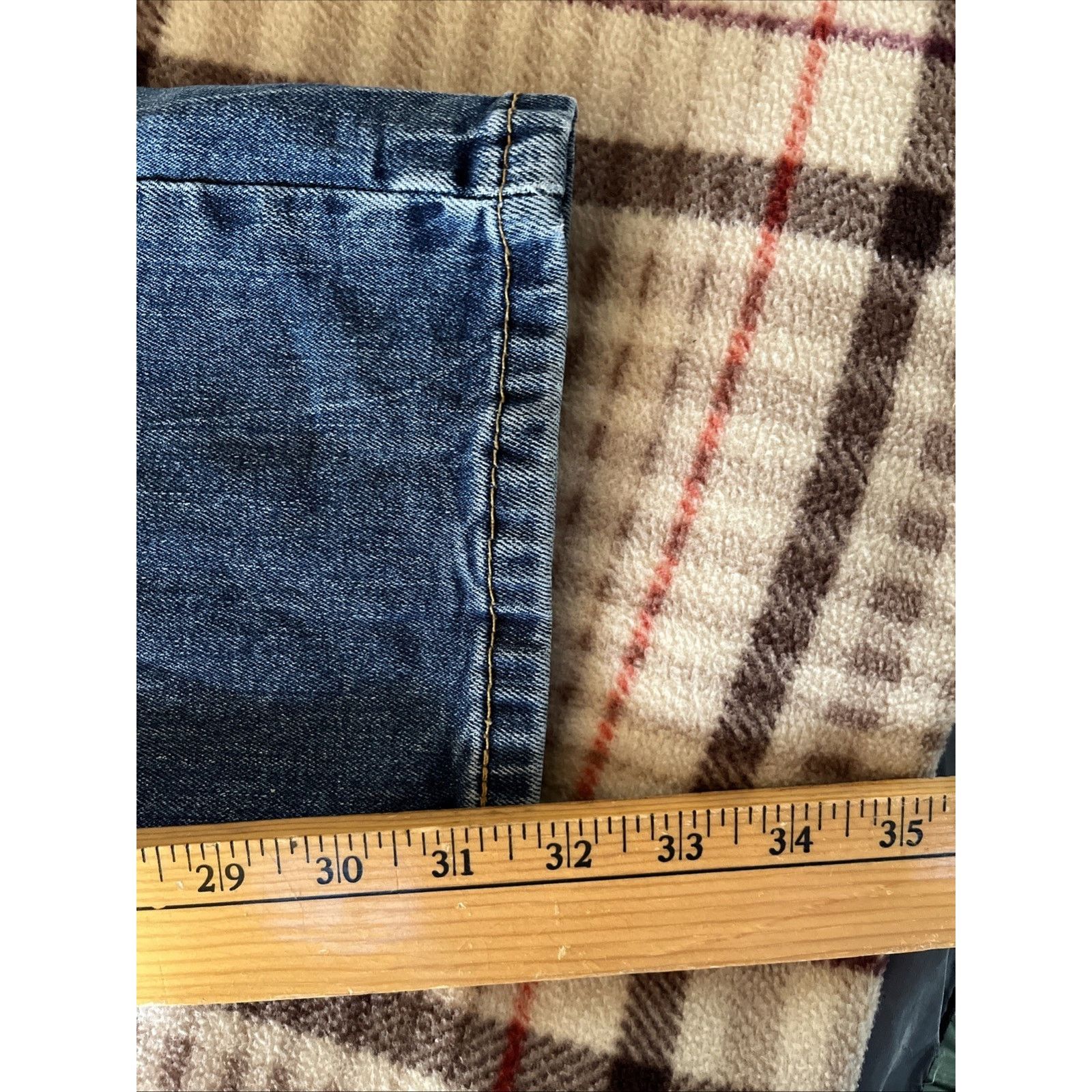 Levi's Levi's 511 Jeans Men's 36x32 Blue Slim Straight Leg Denim Size US 36 / EU 52 - 5 Thumbnail