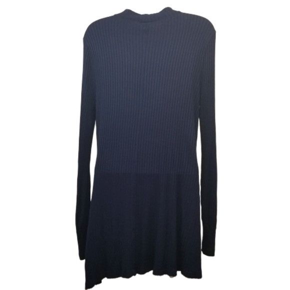 Free People We the Free S Tunic COPA BANANA Jersey Rib Knit Blue Coastal Size S / US 4 / IT 40 - 3 Thumbnail
