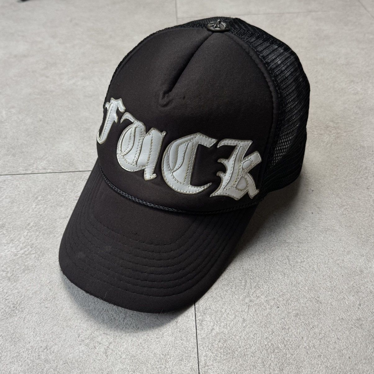 Chrome Hearts Chrome hearts FUCK Patch Tracker Cap Hat Size ONE SIZE - 1 Thumbnail