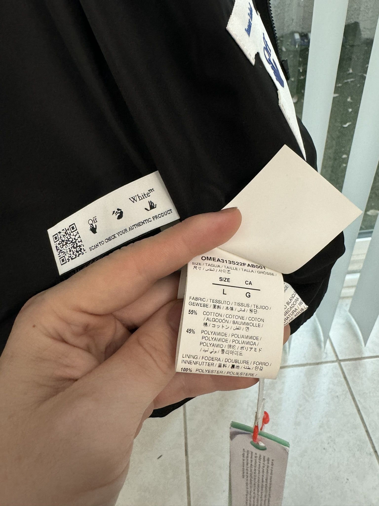 Off-White NWT OFF-WHITE™ Neen Harrington Style Jacket (MSRP$2265) Size US L / EU 52-54 / 3 - 11 Thumbnail