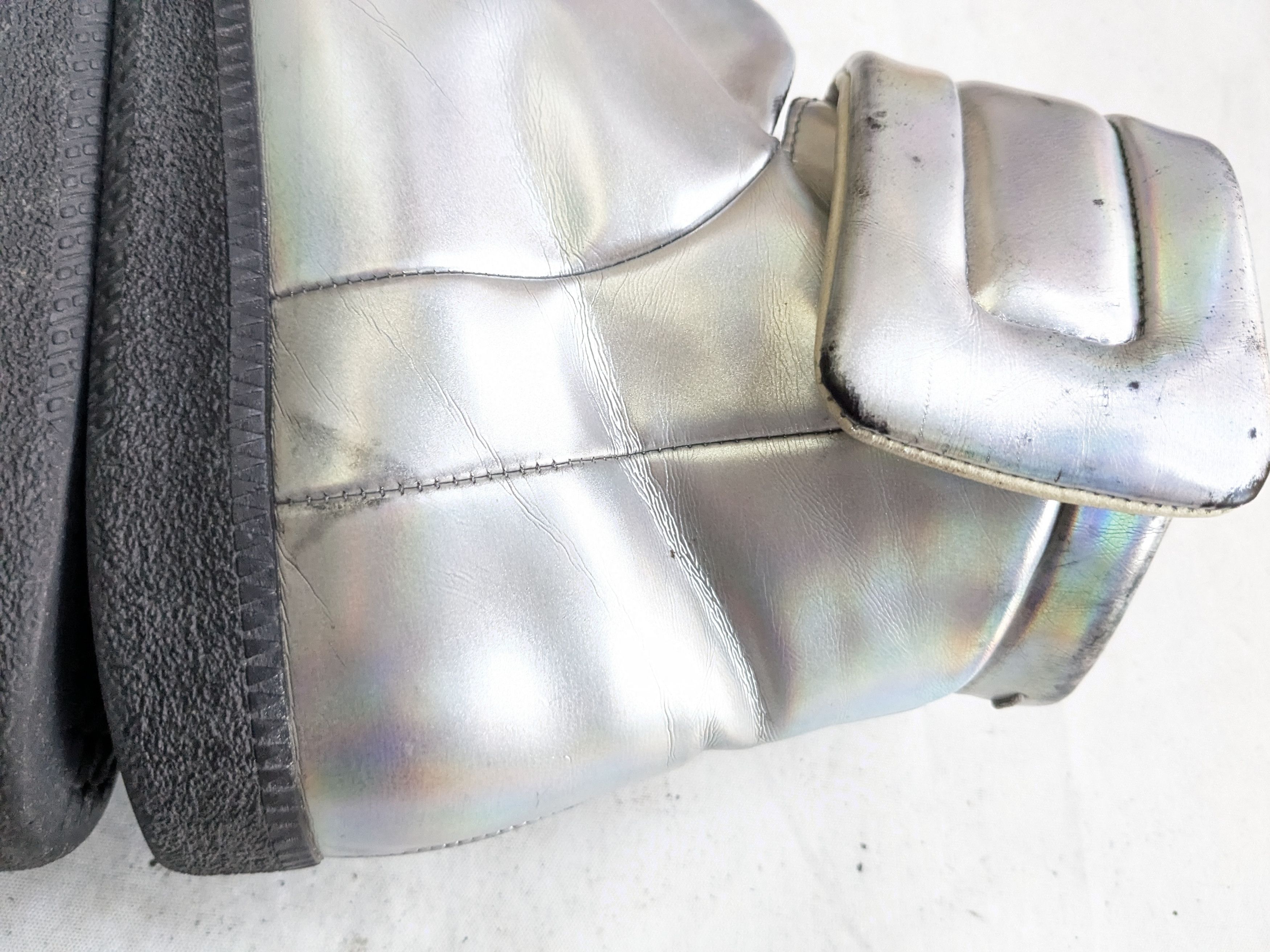 Maison Margiela Maison Margiela Future Silver Black 11 44 Leather High Tops Size US 11 / EU 44 - 13 Thumbnail