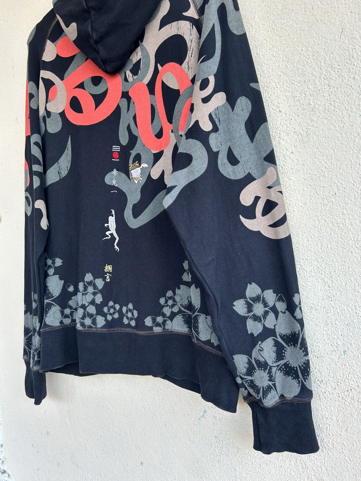Japanese Brand Sanmaruichi Co Ltd Japanese Hiragana Style Graphic Hoodie Size US L / EU 52-54 / 3 - 7 Thumbnail