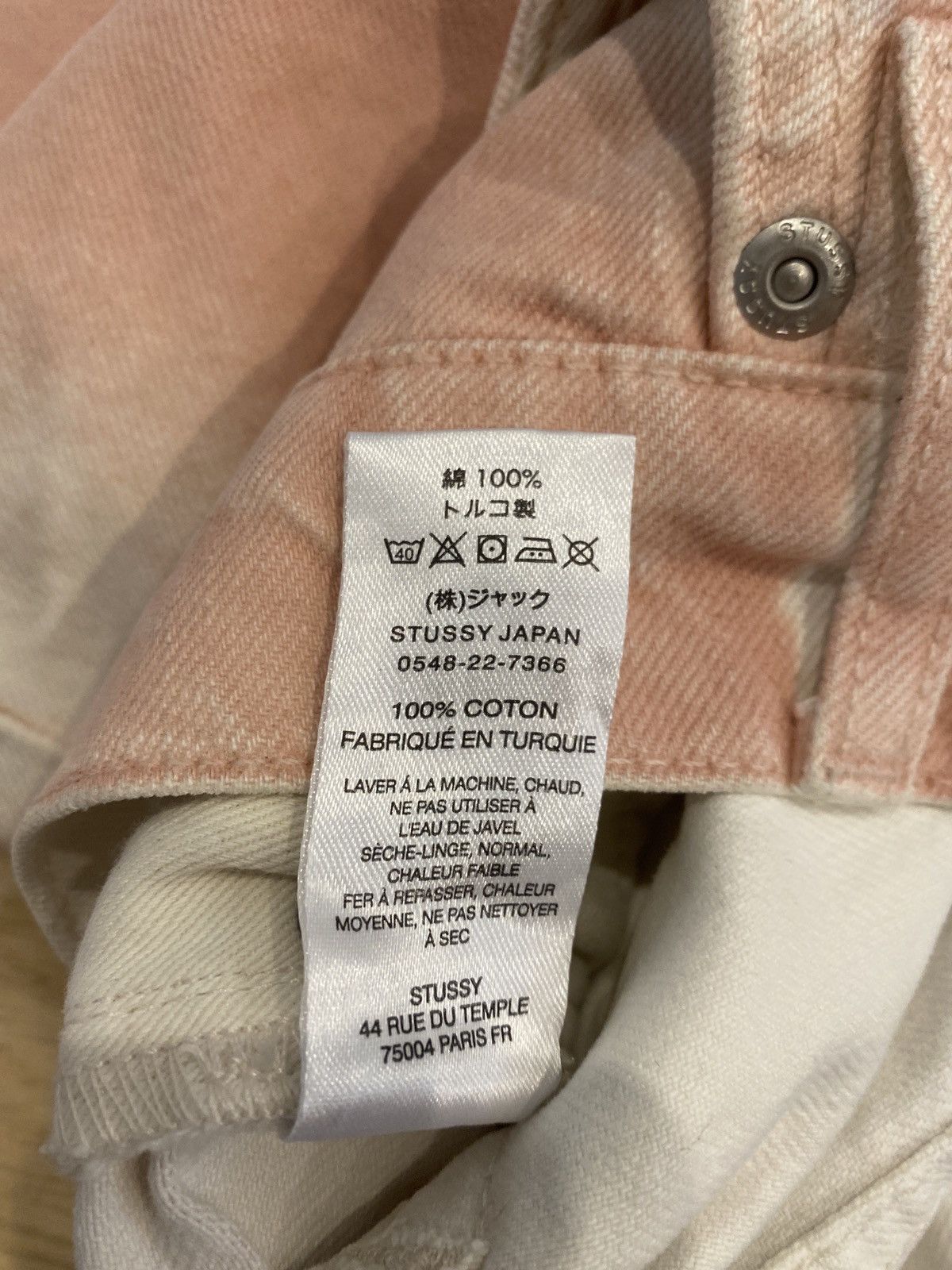Stussy Stussy big ol shorts spray dye faded pink Size US 34 / EU 50 - 9 Thumbnail
