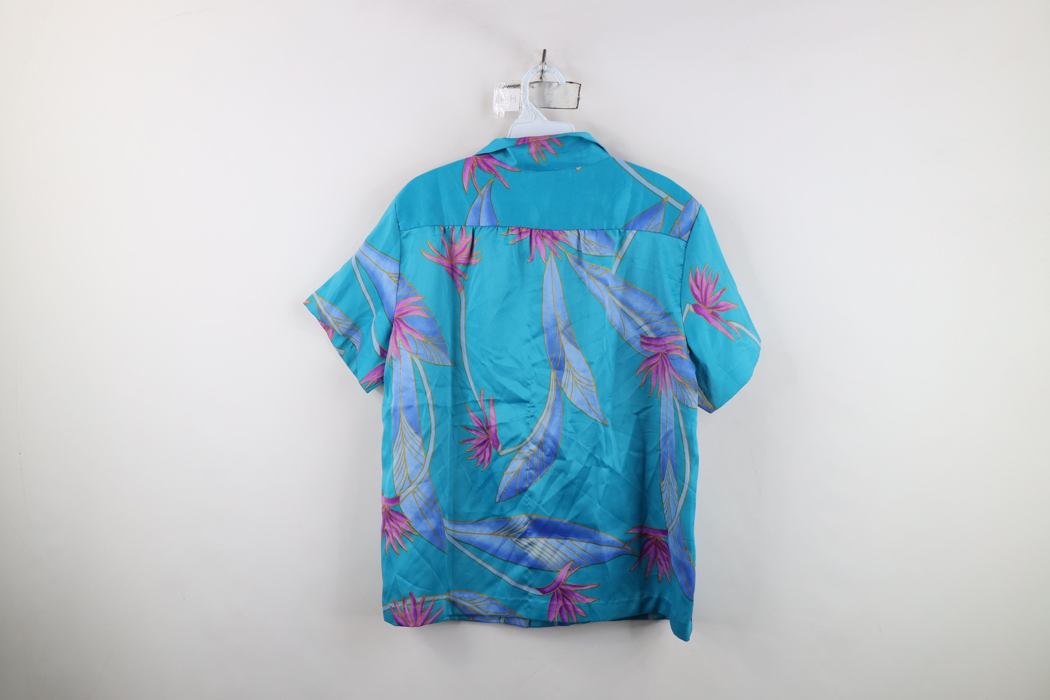 Vintage Vintage 70s Hilo Hatties Flower Hawaiian Button Shirt USA Size L / US 10 / IT 46 - 12 Thumbnail