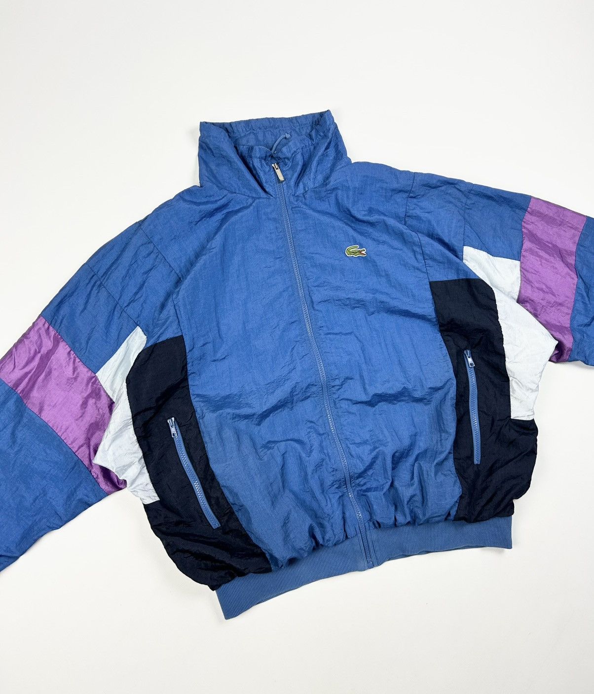 Lacoste × Vintage Vintage 90s Lacoste Light Track Jacket y2k rare Size US XL / EU 56 / 4 - 3 Thumbnail