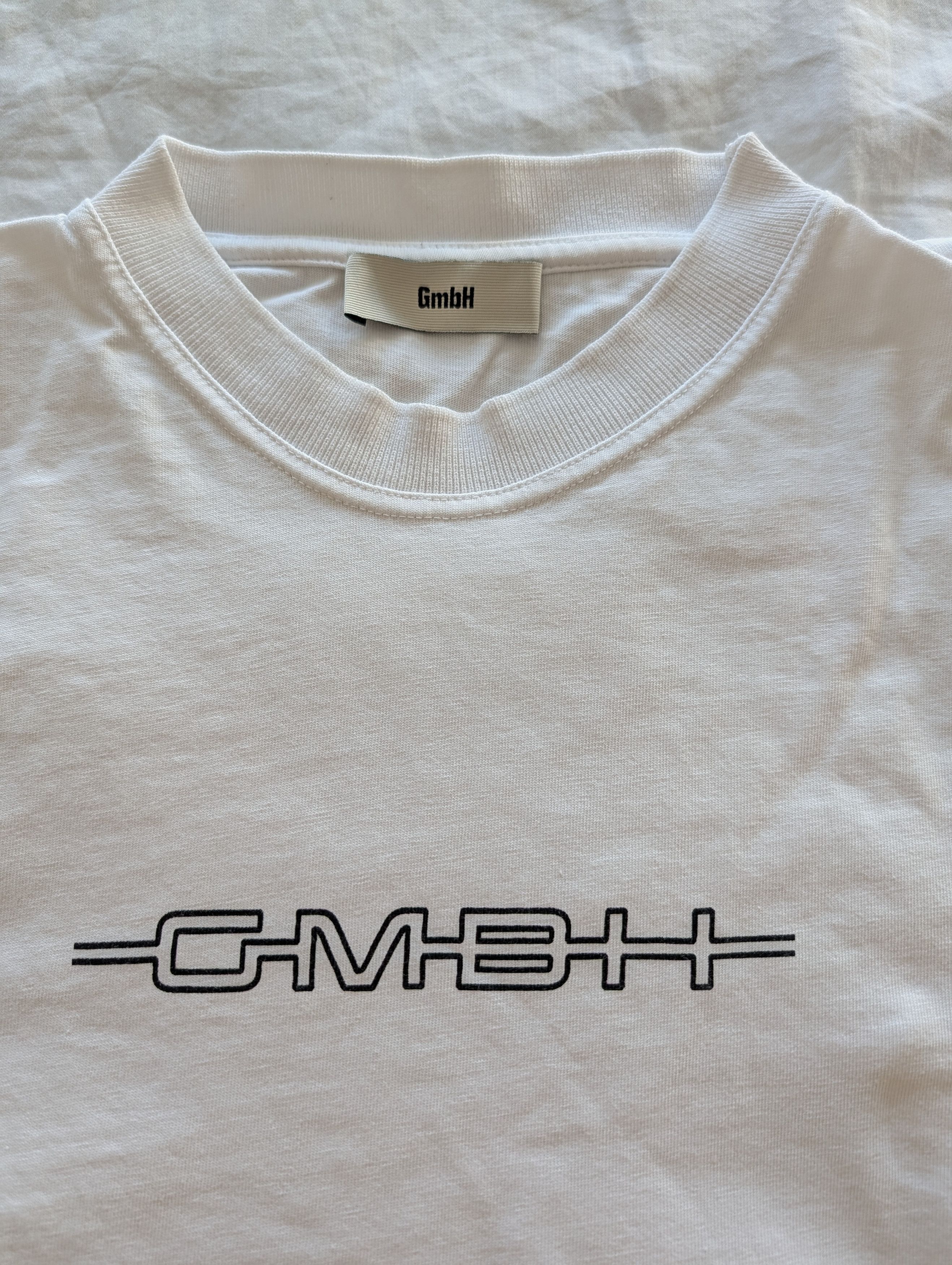 GmbH GmbH White T-shirt with Logo Size US M / EU 48-50 / 2 - 3 Thumbnail
