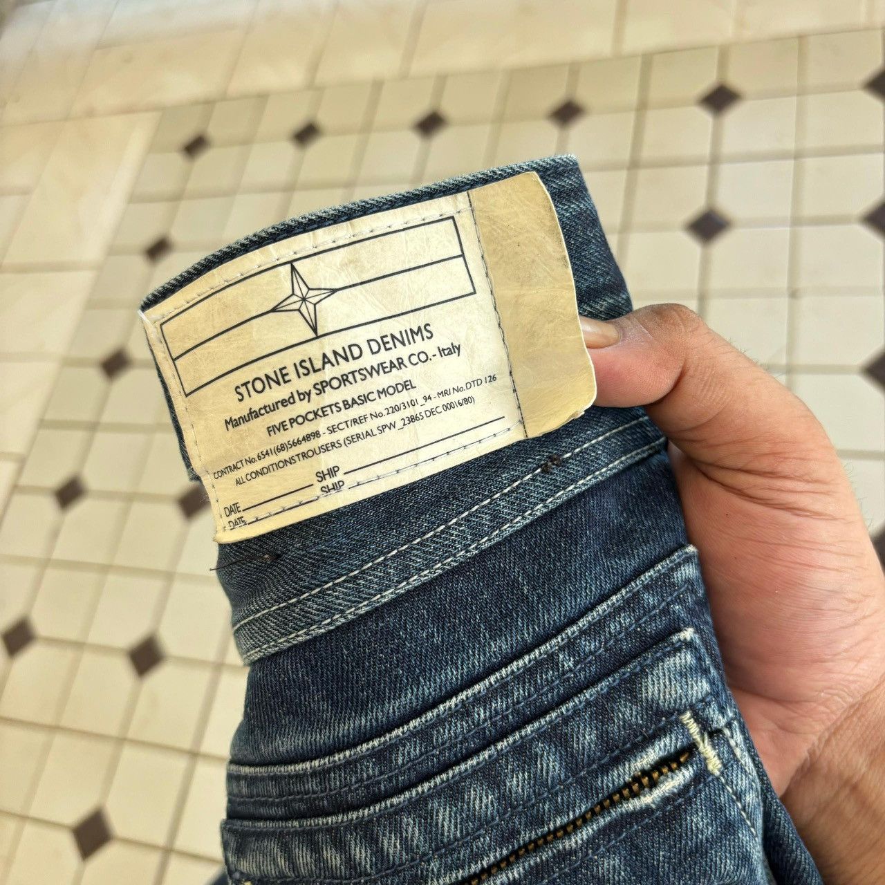 Massimo Osti Stone Island Denim Jeans Size US 32 / EU 48 - 11 Thumbnail