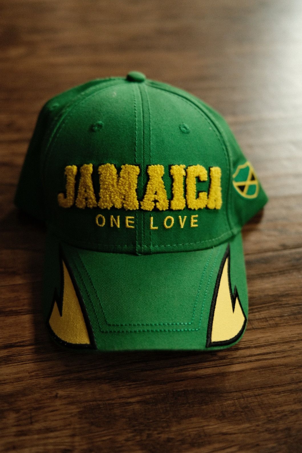 Vintage Jamaica "ONE LOVE" Velcro Strap Hat Size ONE SIZE - 1 Thumbnail