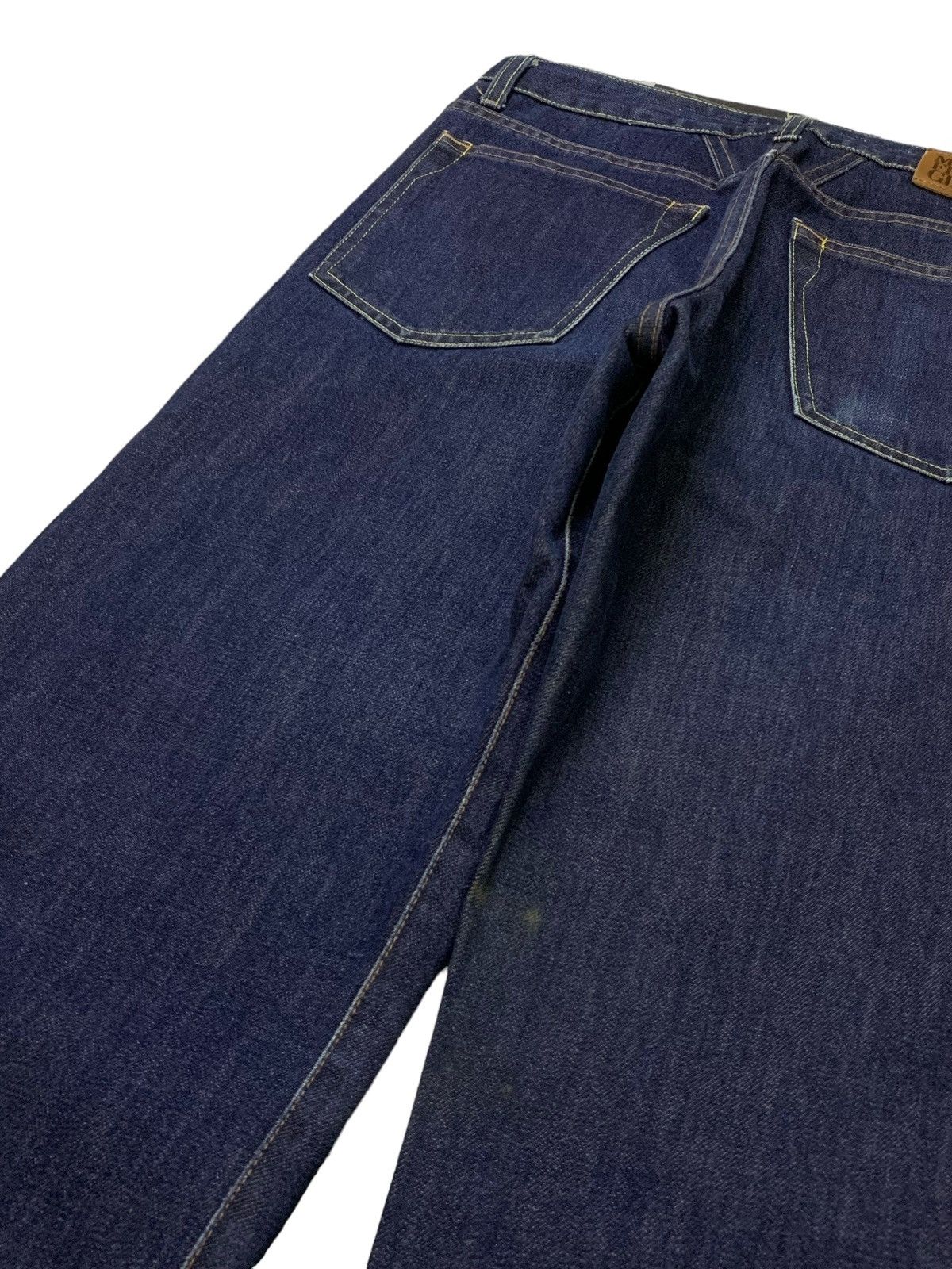 Marithe + Francois Girbaud × Pelle Pelle Marithe Francois Girbaud Raw Baggy Loose Jeans Size US 30 / EU 46 - 11 Thumbnail
