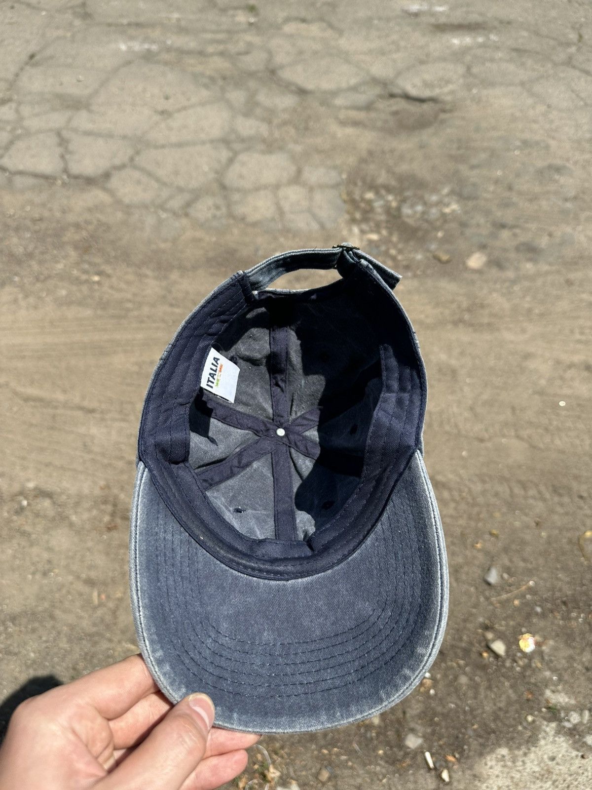 Japanese Brand Crazy Y2K Italia Cap Faded Distressed SK8 Japan Style Size ONE SIZE - 6 Thumbnail