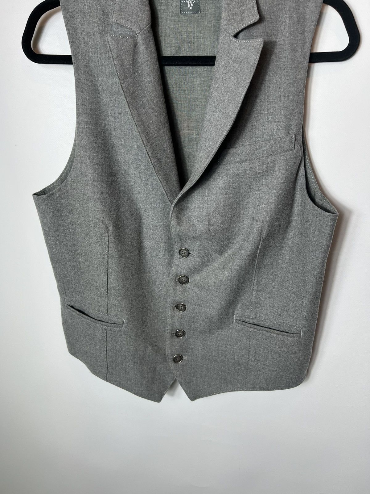 Eleventy Vintage luxury Eleventy Button up Sleeveless Gray Vest Size US M / EU 48-50 / 2 - 3 Thumbnail