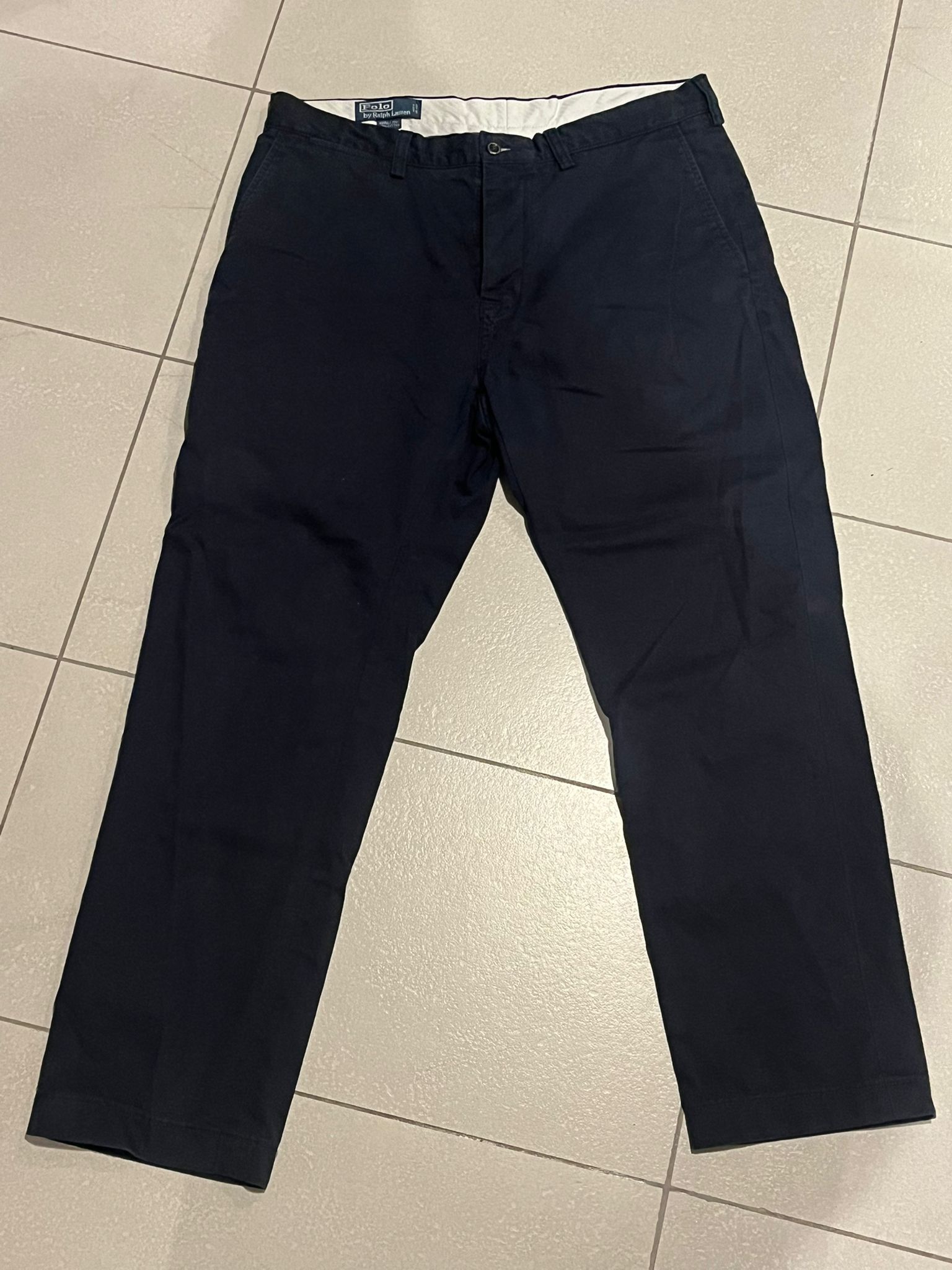 Ralph Lauren ralph lauren navy blue trousers red logo 34 Size US 34 / EU 50 - 1 Thumbnail